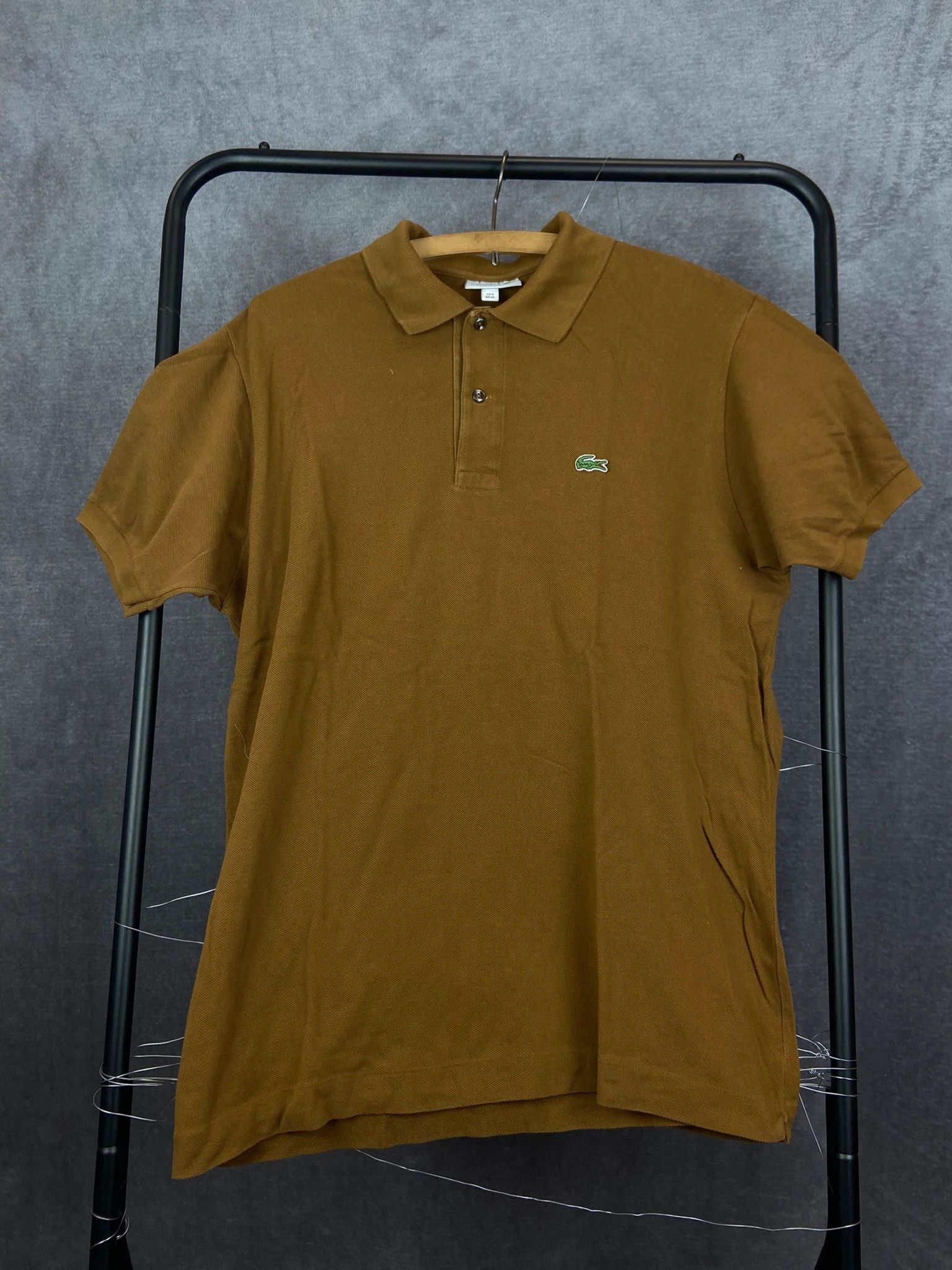 Lacoste Lacoste Polo Shirt Brown Mini Logo Embroidered Size US XL / EU 56 / 4 - 1 Thumbnail