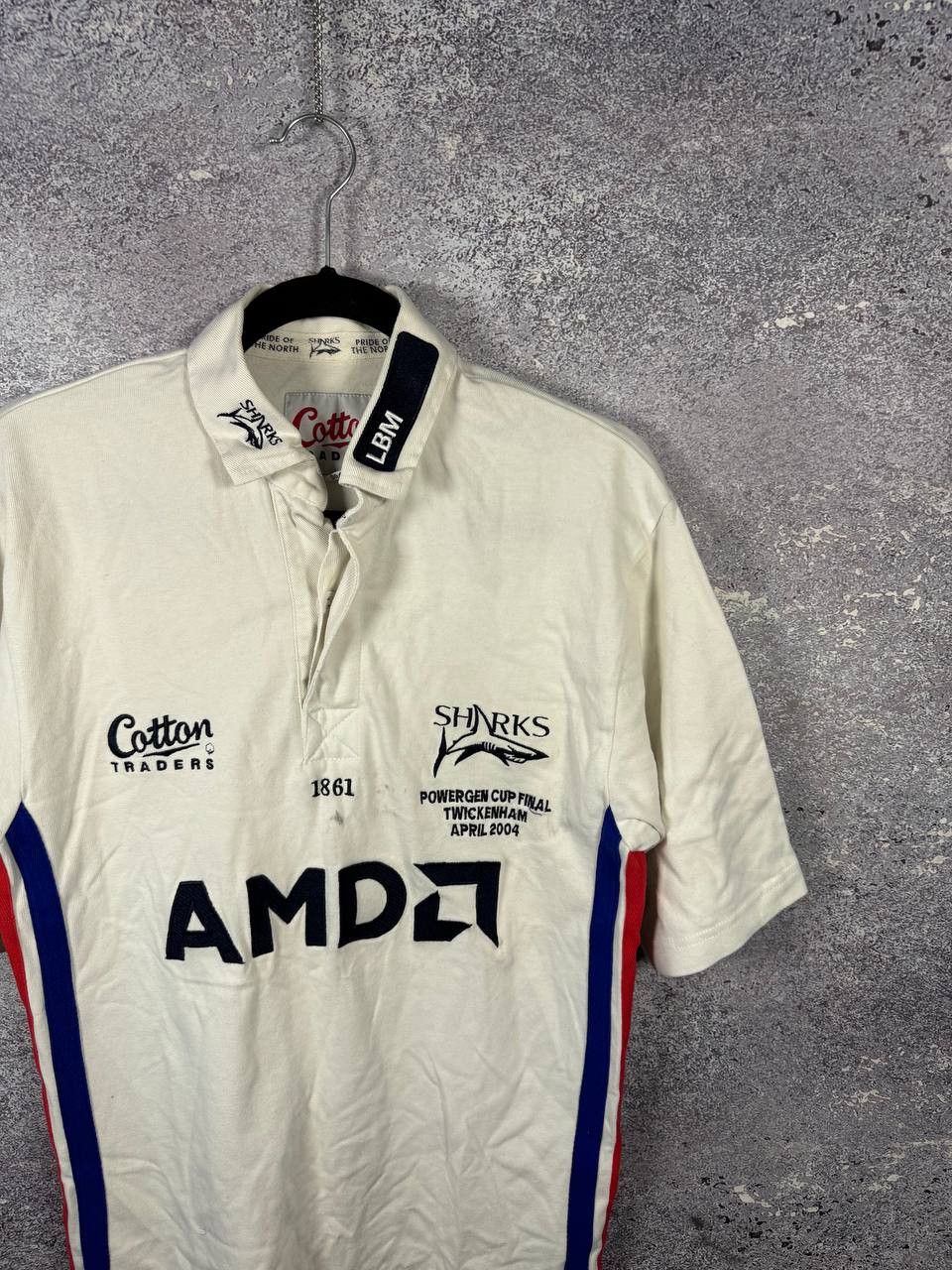 Cotton Traders × Vintage Vintage Sale Sharks Rugby Shirt S Cotton Traders 2004 Jersey Size US S / EU 44-46 / 1 - 3 Thumbnail