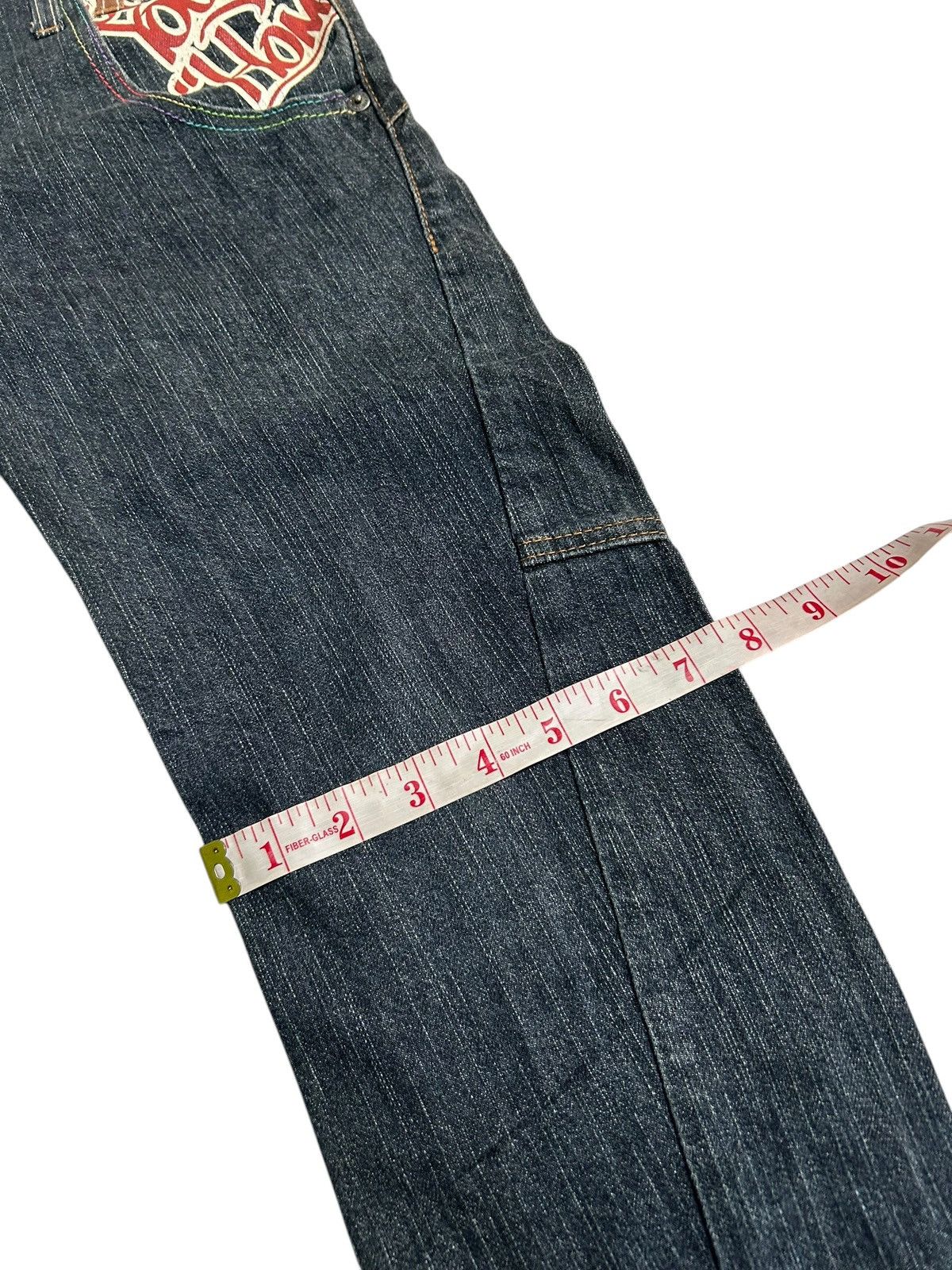 Japanese Brand × Kapital × Vintage Double Waist Japanese Punk Style Denim Jeans Size US 28 / EU 44 - 18 Thumbnail