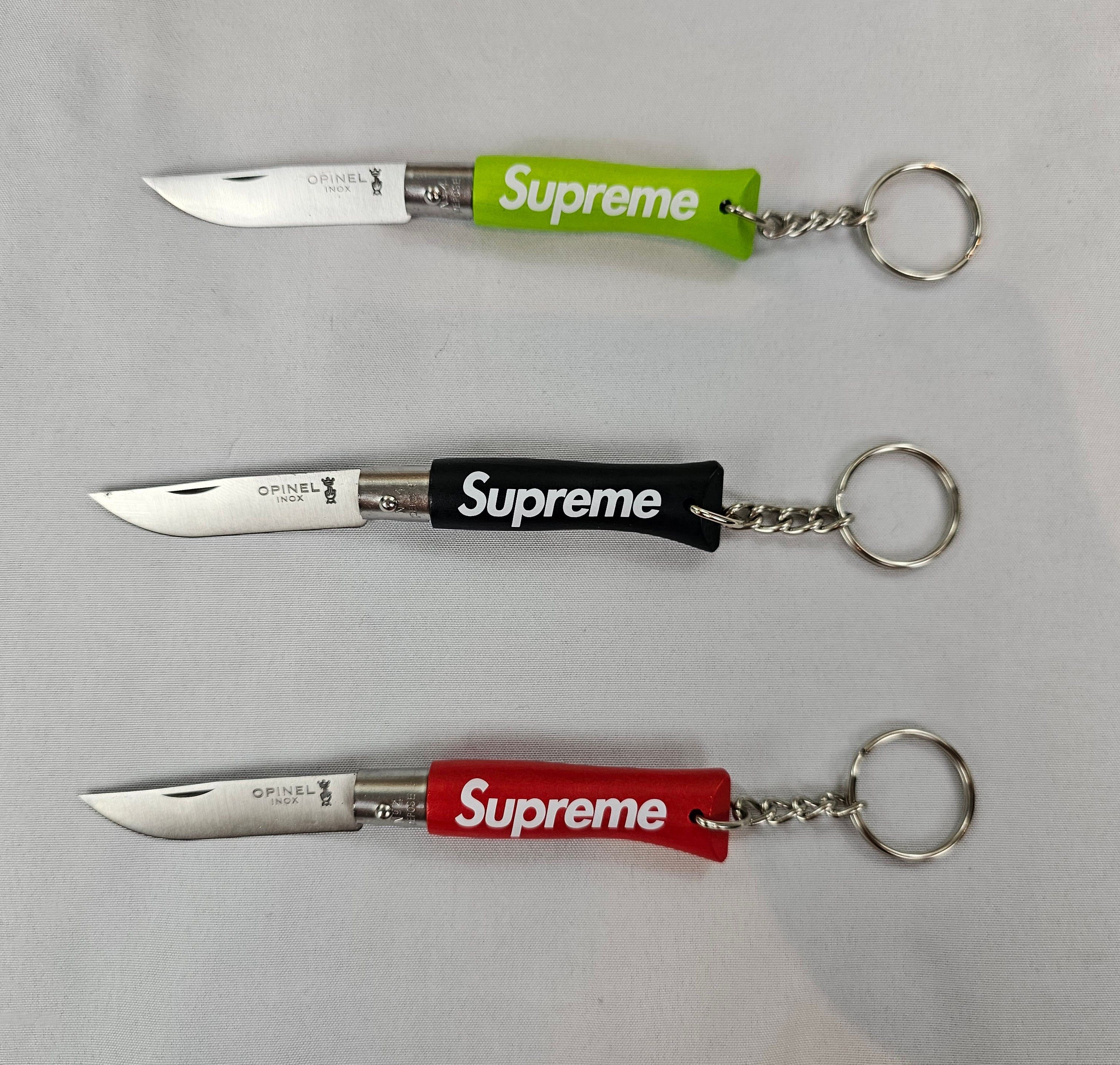 Supreme Supreme Opinel No. 4 Folding Knife Keychain Set FW25 NEW Size ONE SIZE - 2 Thumbnail
