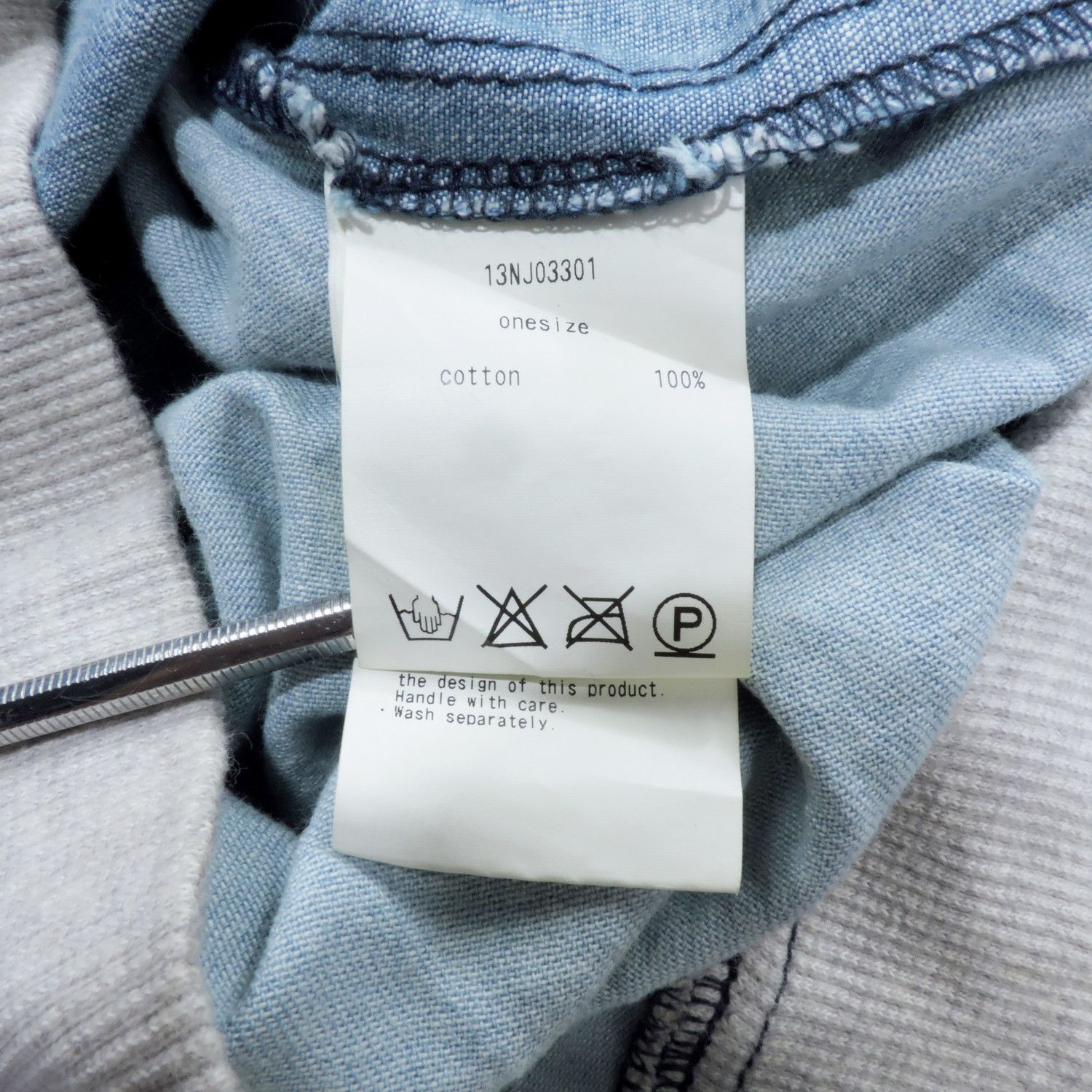 Nozomi Ishiguro NOZOMI ISHIGURO RECONSTRUCTED AVANT GARDE DENIM ZIP-HOODIE Size US M / EU 48-50 / 2 - 4 Thumbnail