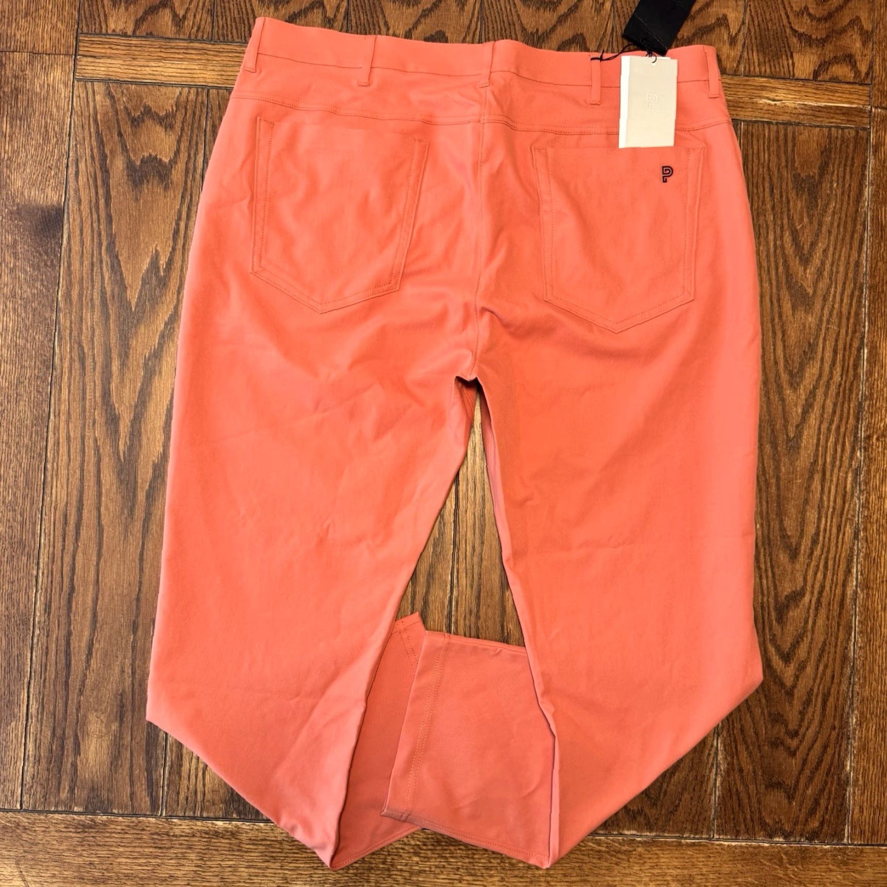 Vintage Public Rec Workday Chino Pants Mens 38x30 Slim Straight Pink 5-Pocket Stretch Size US 38 / EU 54 - 7 Thumbnail