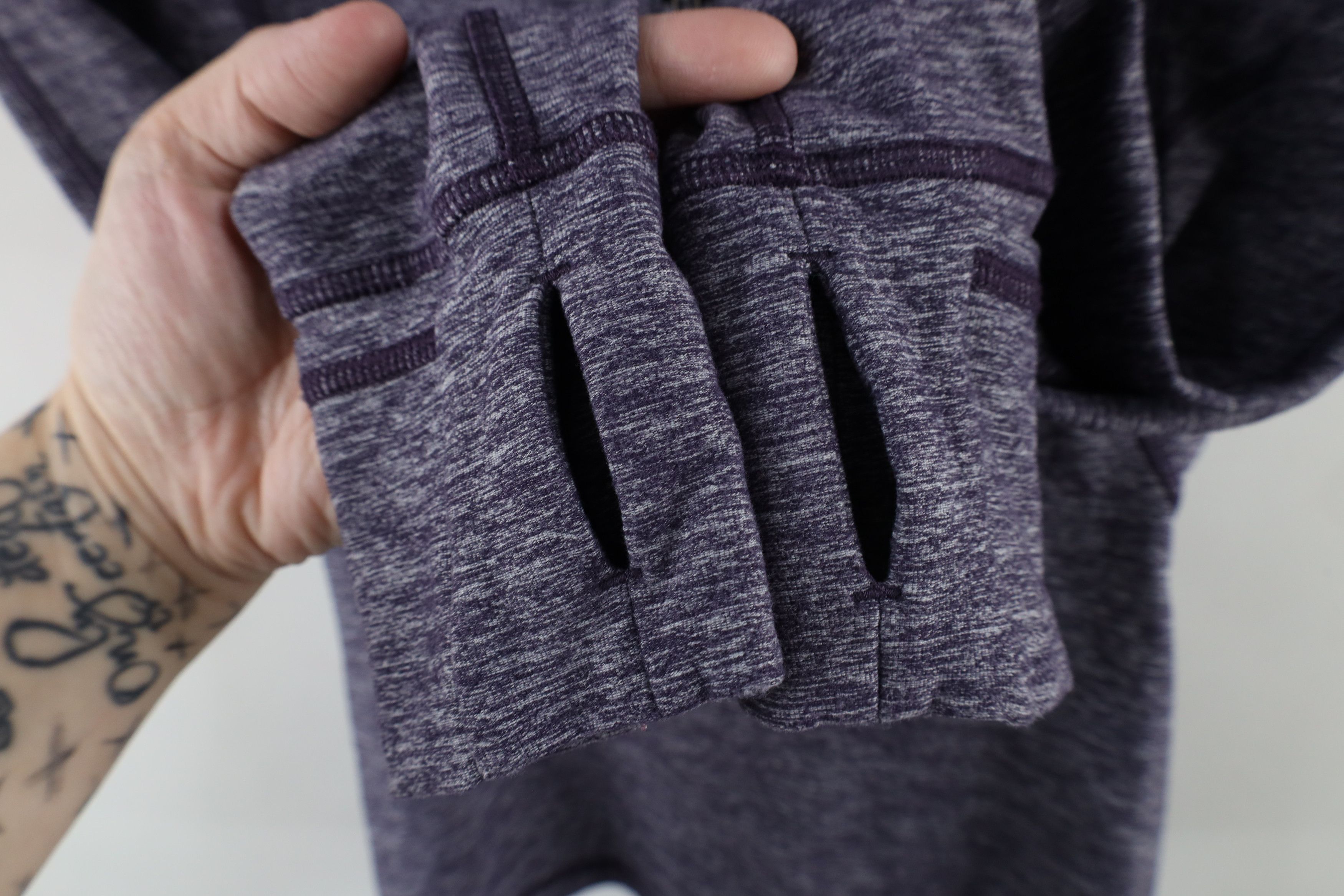 Lululemon × Vintage Lululemon Vent Tech Half Zip Pullover Sweater Top Purple Size S / US 4 / IT 40 - 8 Thumbnail