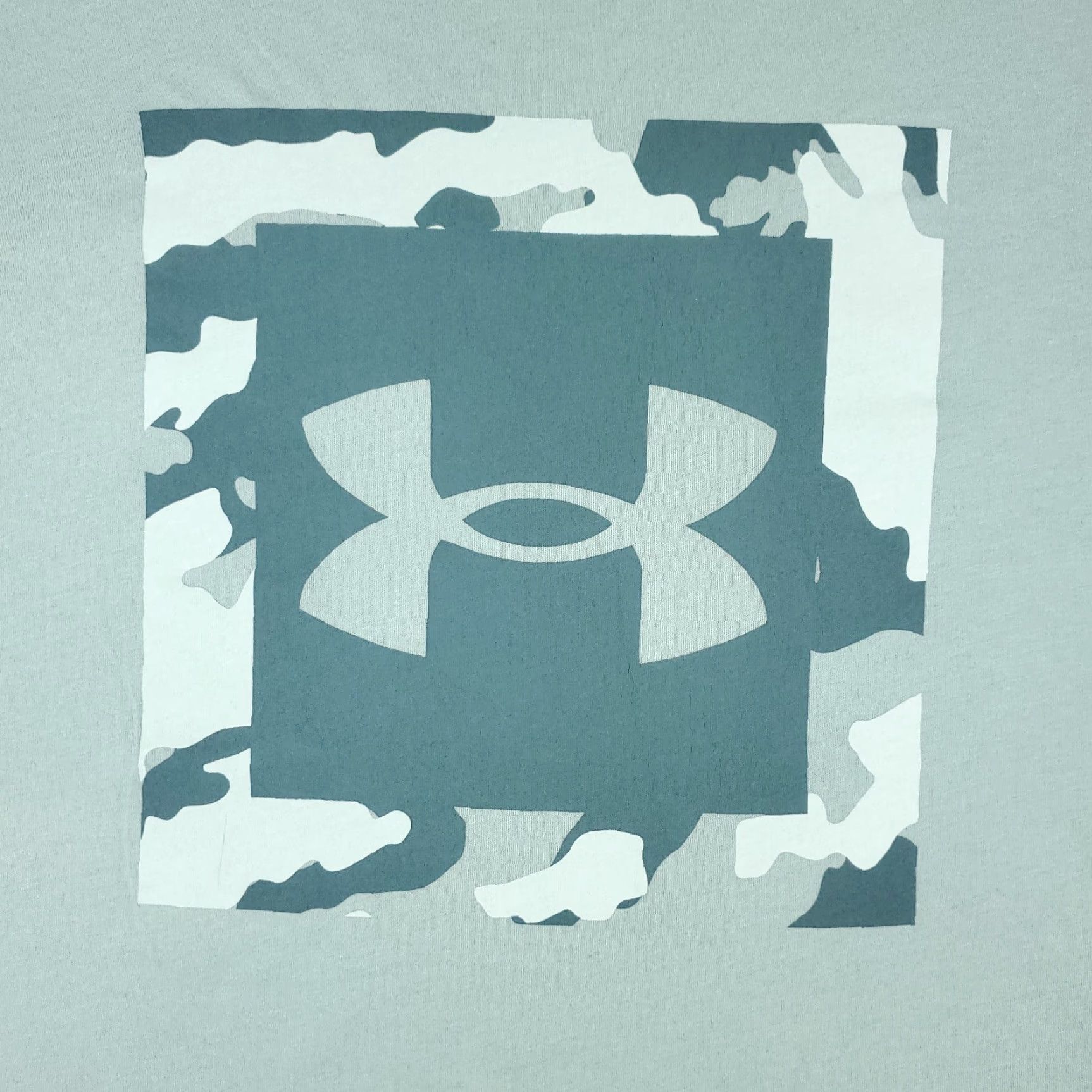 Under Armour Under Armour T-Shirt Mens M Blue Casual Short Sleeve Crew Neck Logo Cotton Blend Size US M / EU 48-50 / 2 - 2 Thumbnail
