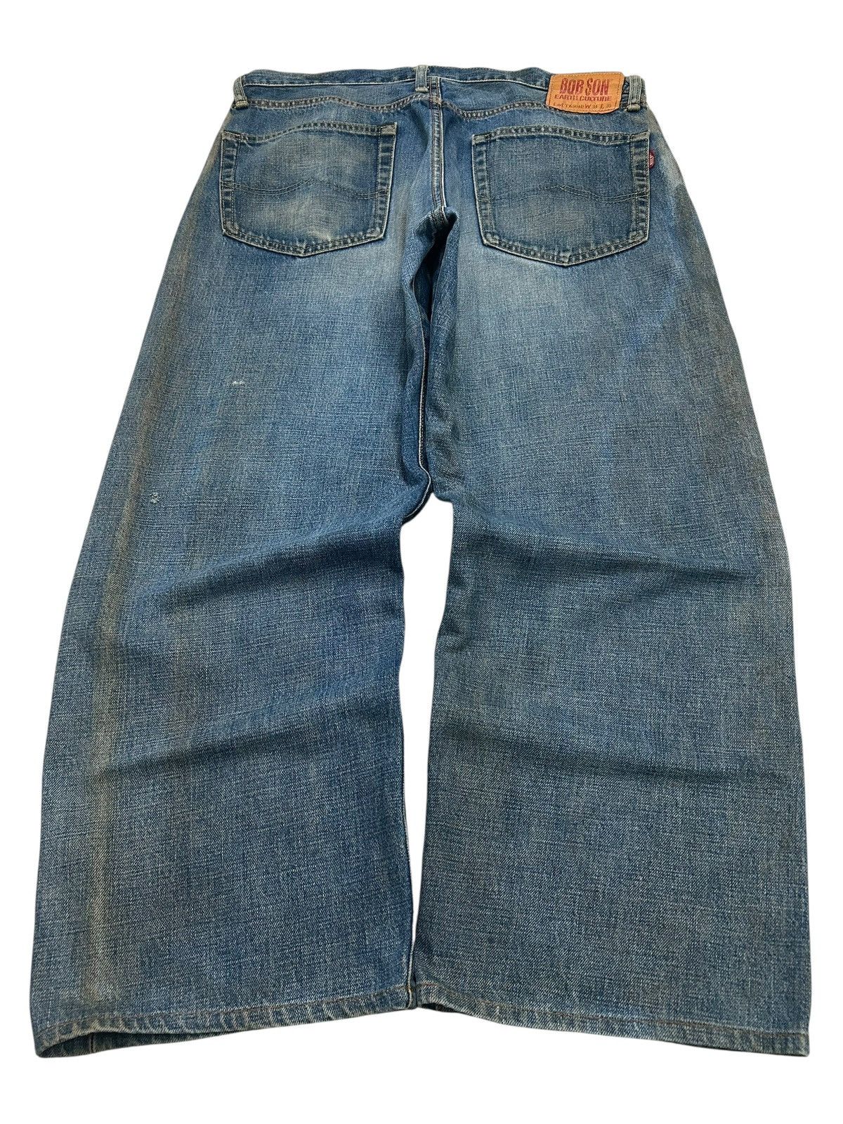GOSTAR DE FUGA 80s Baggy Bobson Mudwash Selvedge Denim Size US 34 / EU 50 - 2 Thumbnail