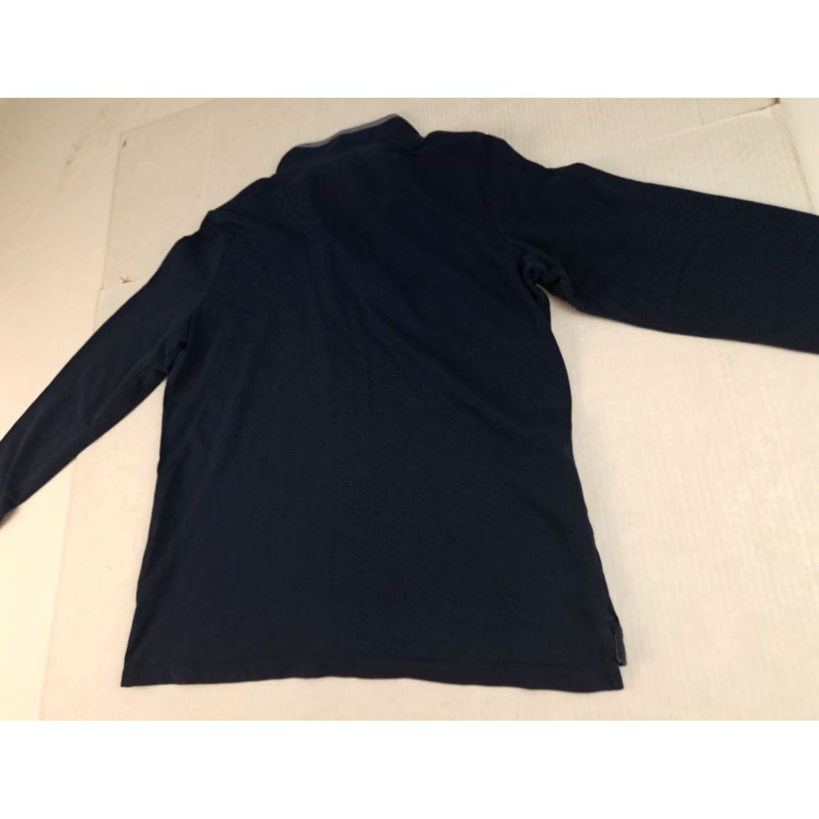 Vintage VINTAGE L.L. Bean 1/4 Zip Sweater Navy Blue Cotton Fleece Long Sleeve Large Unisex Adults Size US L / EU 52-54 / 3 - 6 Thumbnail