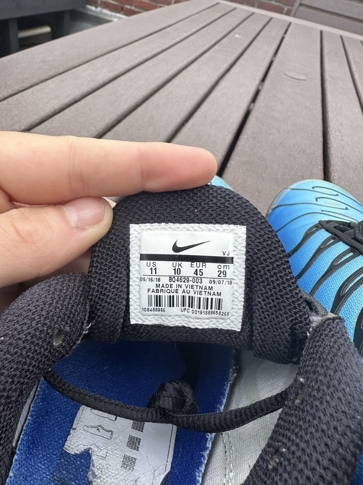 Nike “OG Hyper Blue” Nike Air Max Plus (2018) Size US 11 / EU 44 - 7 Thumbnail