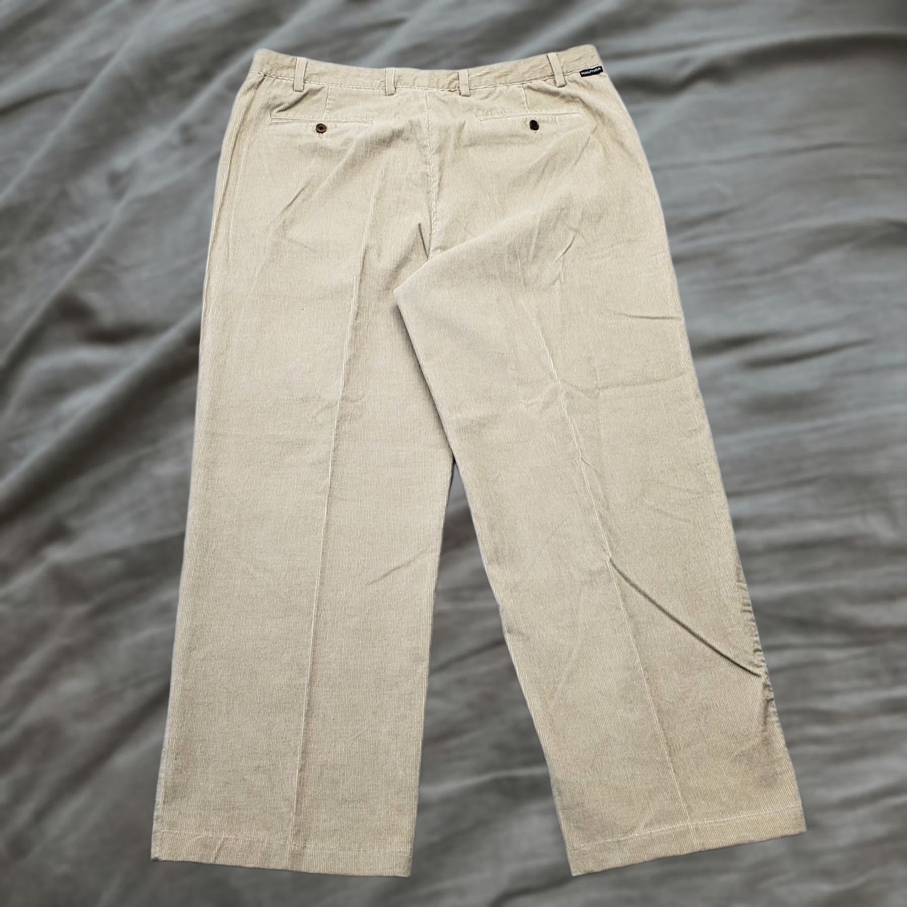 Nautica Nautica Mens Pants Clipper 40x32 Brown Corduroy Relaxed Fit Outdoor Shirt? Size US 40 / EU 56 - 1 Thumbnail