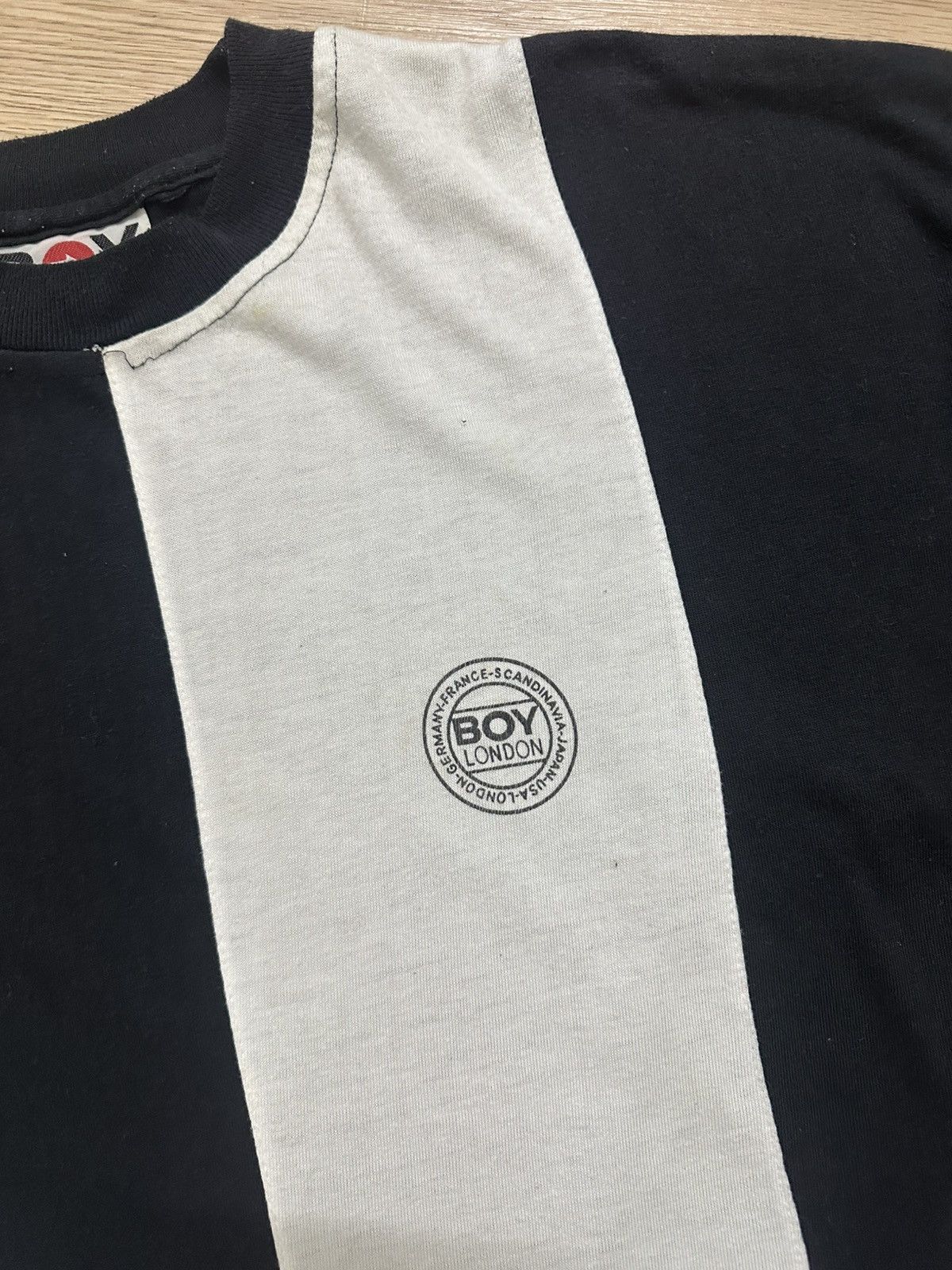 Beauty Beast × Boy London × Vintage Rare And Beautiful Vintage 90’s Boy London Split Tee Size US L / EU 52-54 / 3 - 4 Thumbnail