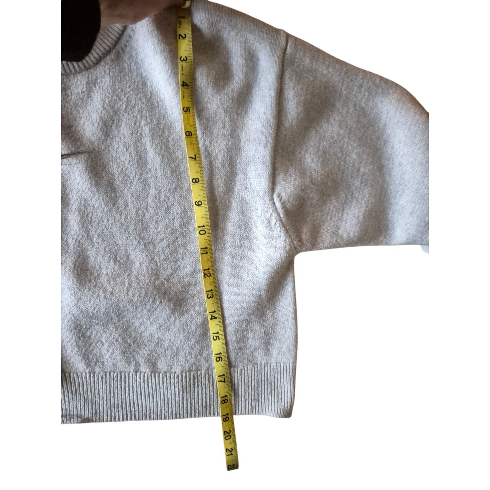Aritzia Aritzia Wilfred Free Harper Cropped Wool Sweater Mockneck Wo Size L / US 10 / IT 46 - 12 Thumbnail