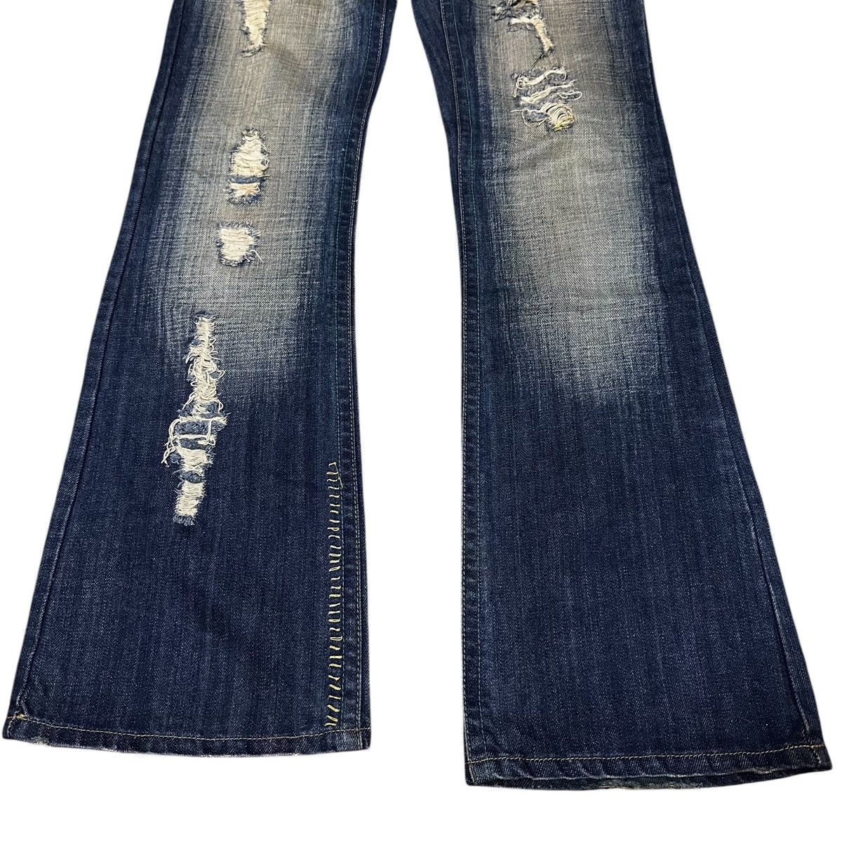 Kapital 💥Distress Denim💥 Japanesebrand Midas Crazy Design💥 Size US 32 / EU 48 - 3 Thumbnail