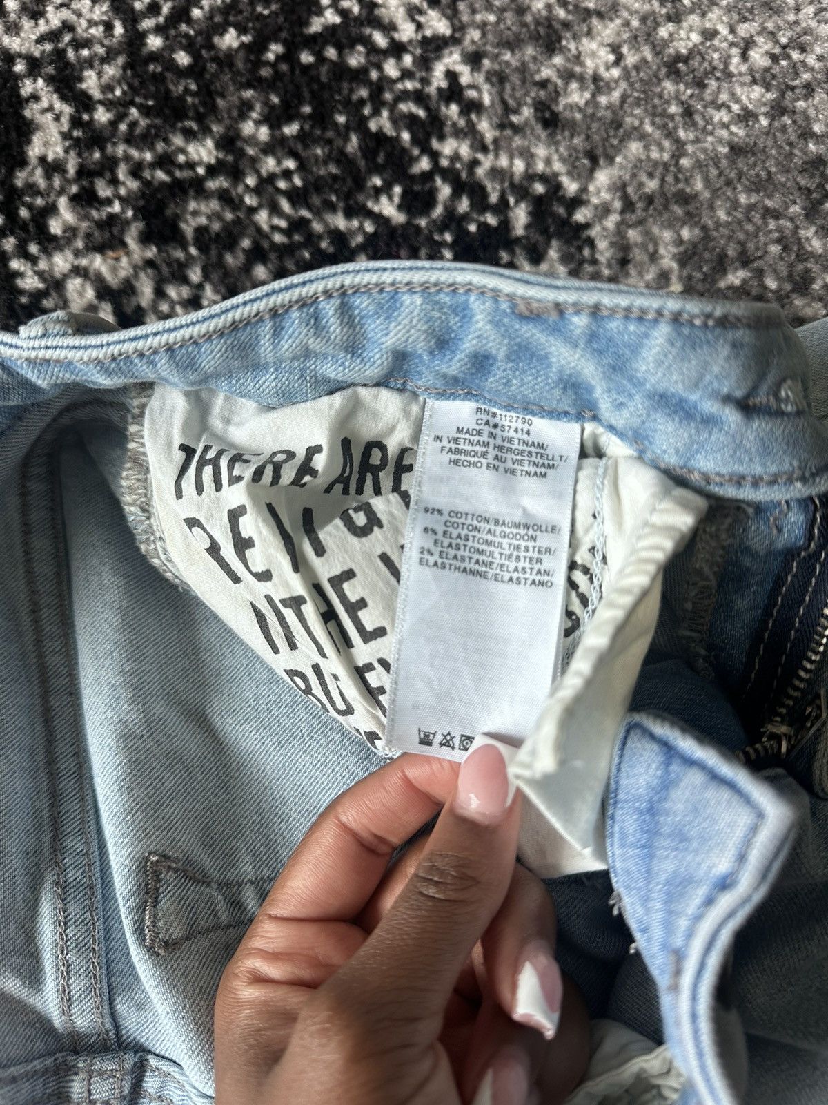 True Religion Extreme Distressed True Religion Jeans Size 26" / US 2 / IT 38 - 3 Thumbnail