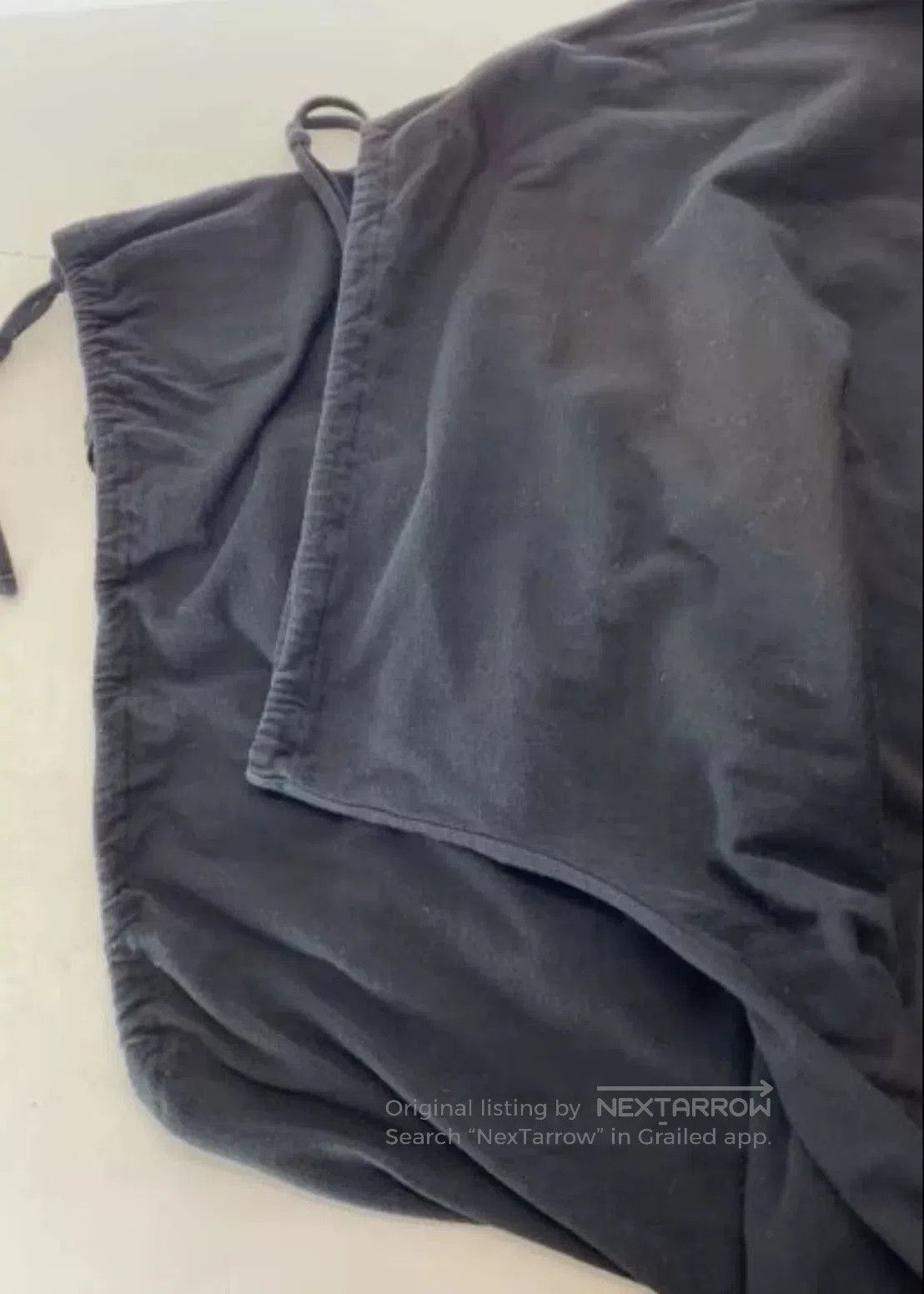 Yohji Yamamoto Yohji Yamamoto Black Drawstring Pullover. Size US M / EU 48-50 / 2 - 3 Thumbnail