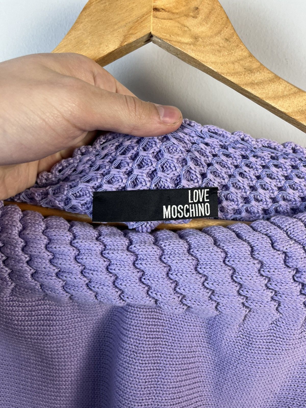 Love Moschino Love Moschino Luxury Knitted Cotton Sweater Jumper Size M / US 6-8 / IT 42-44 - 6 Thumbnail