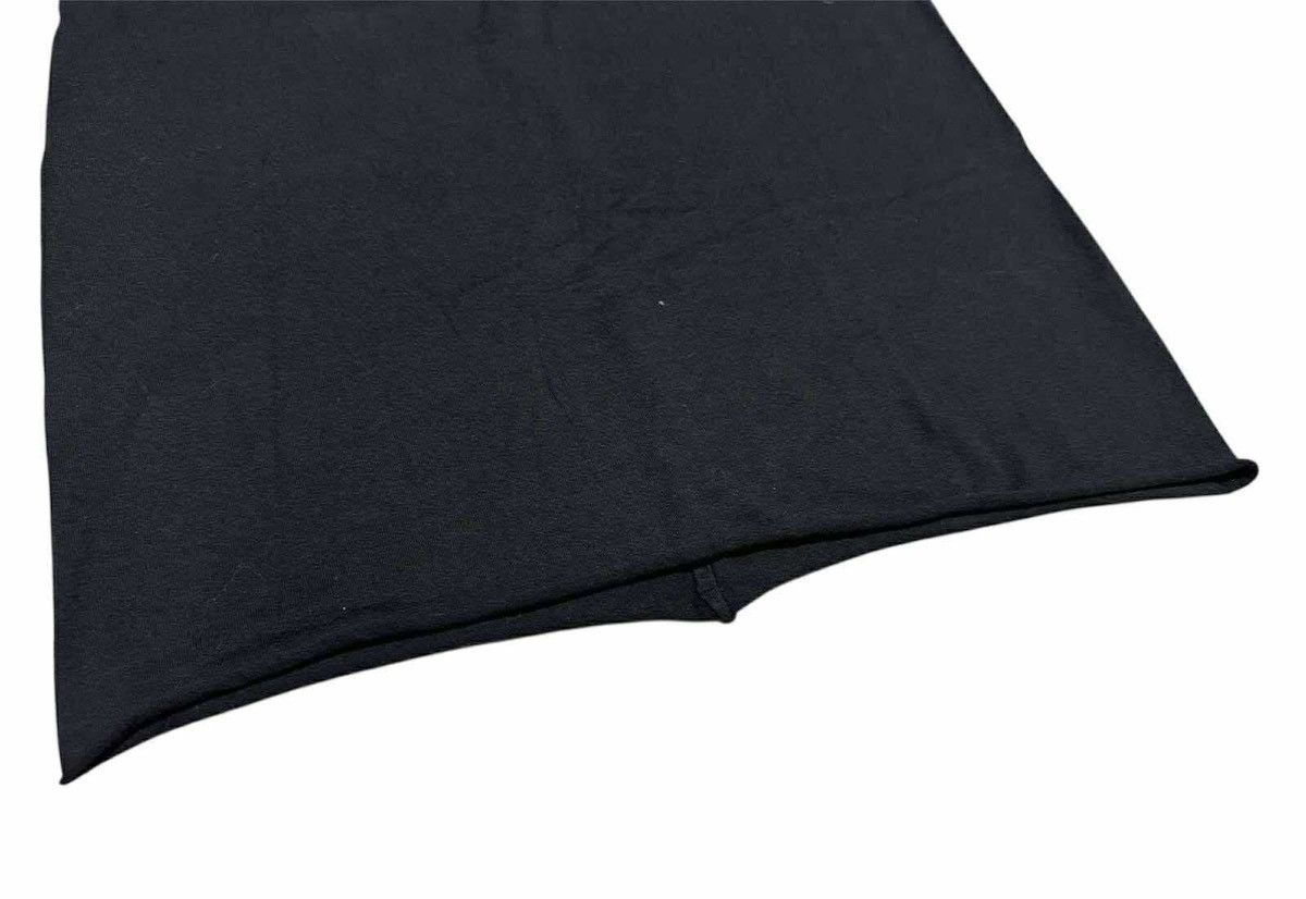 If Six Was Nine 🔥Y2K Black Asymmetric Stitch Raw Edge Shirt Rick Owens Style Size US S / EU 44-46 / 1 - 4 Thumbnail