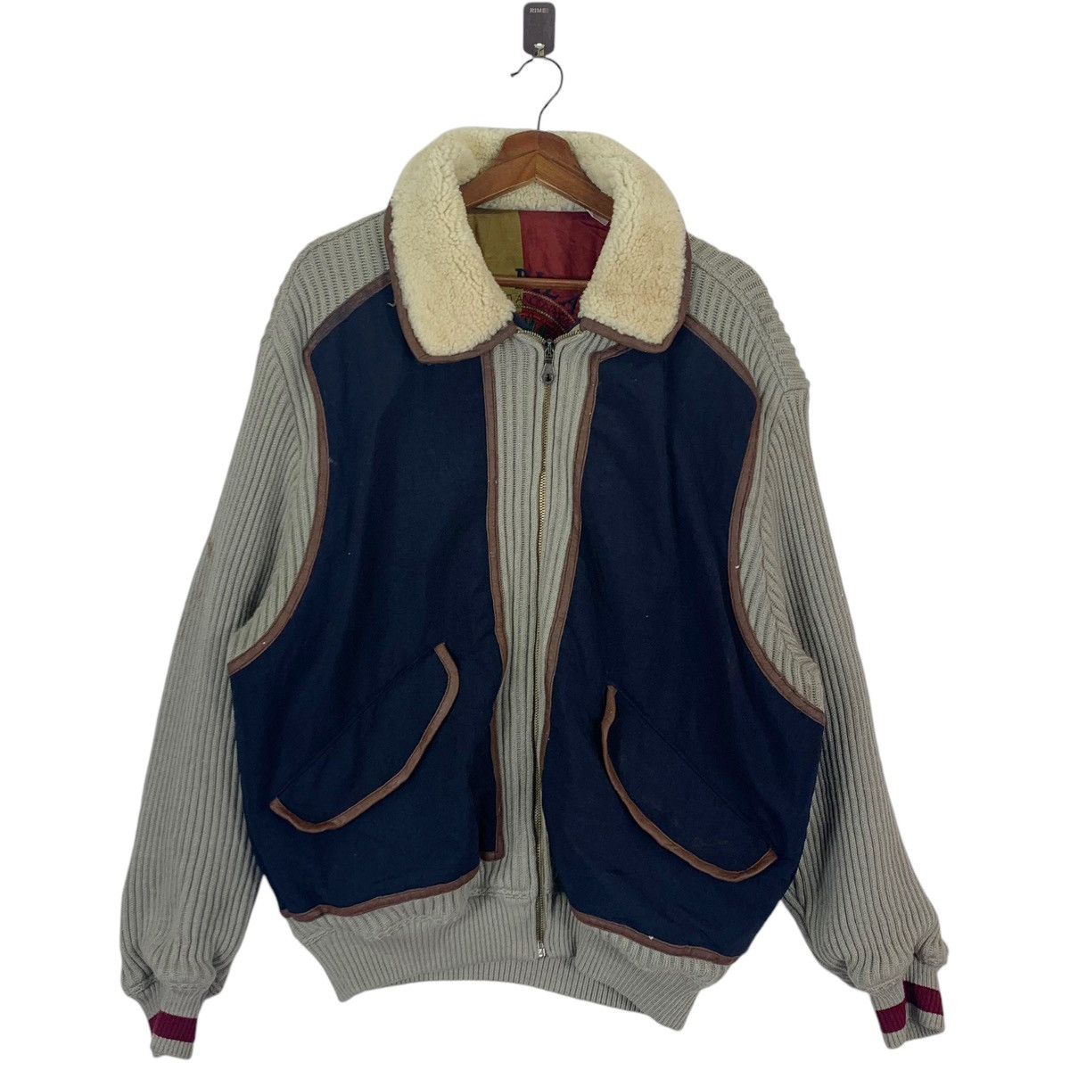 Designer 🔥⚡️DESIGNER UMBERTO BILANCIONI ITALY BOMBER JACKET Size US L / EU 52-54 / 3 - 1 Thumbnail