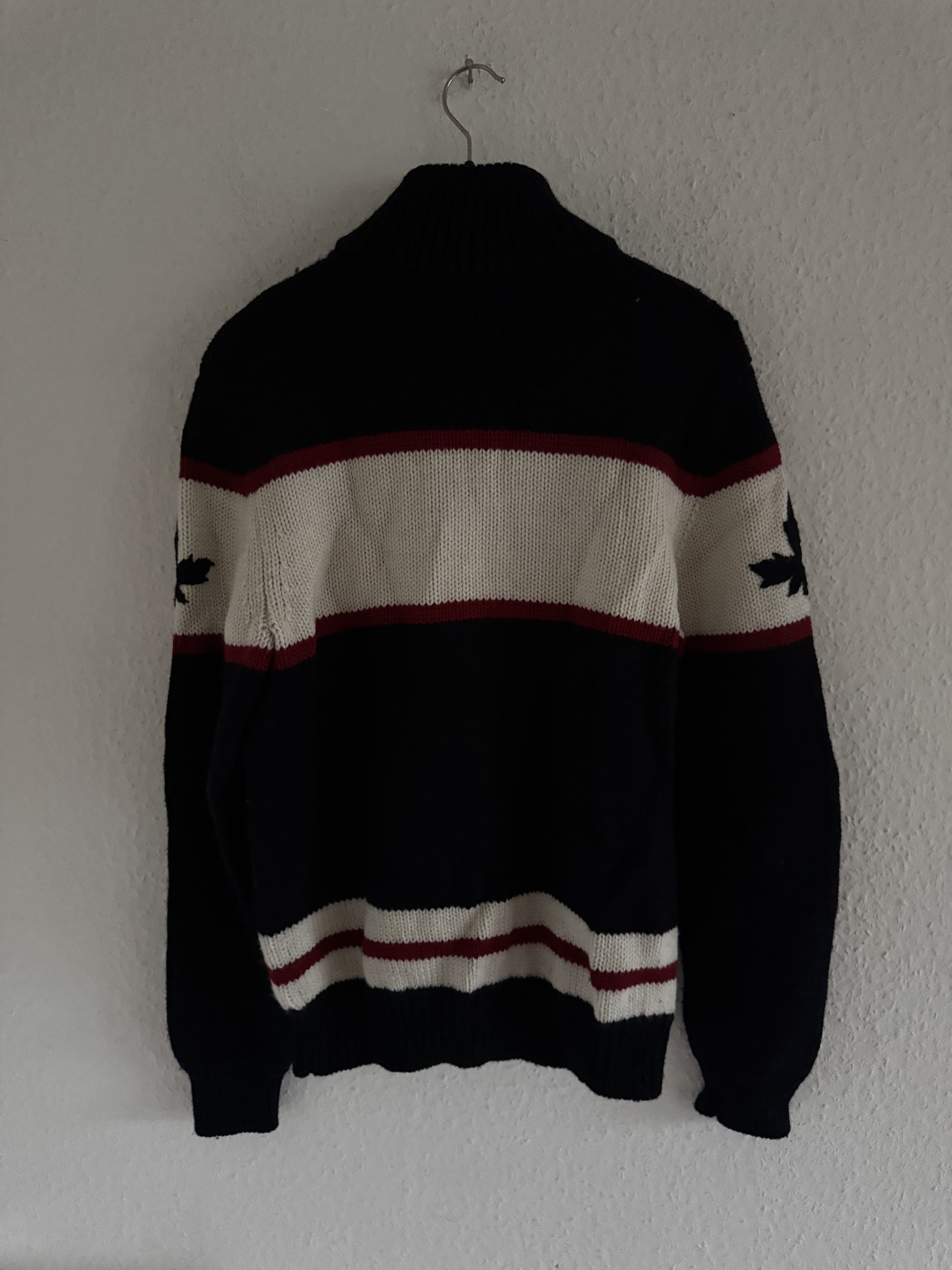 Dsquared2 FW10 Maple Leaf Knit Zip Jacket Size US L / EU 52-54 / 3 - 11 Thumbnail