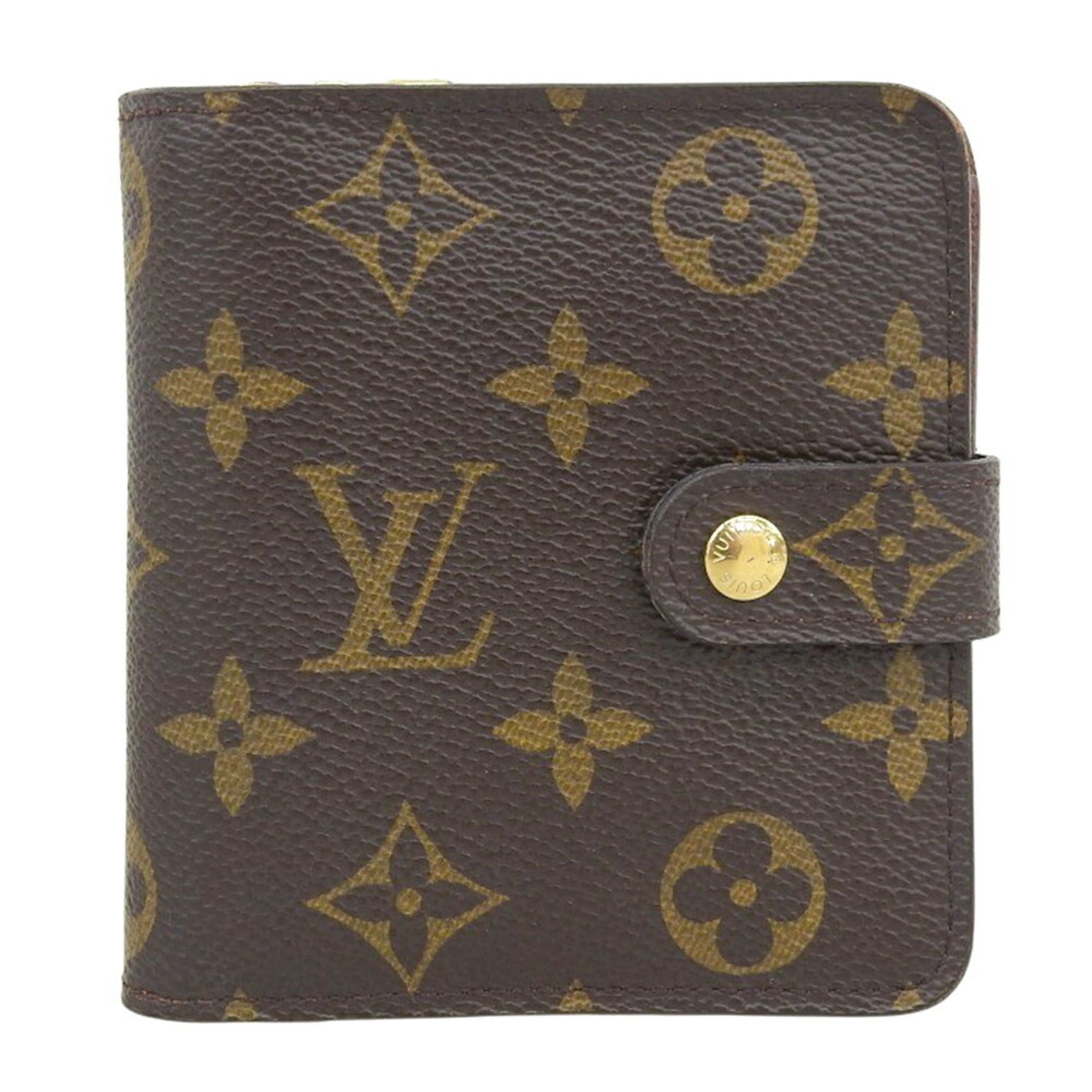 Louis Vuitton Louis Vuitton Monogram Compact Zip M61667 Round Folding Wallet Size ONE SIZE - 1 Thumbnail