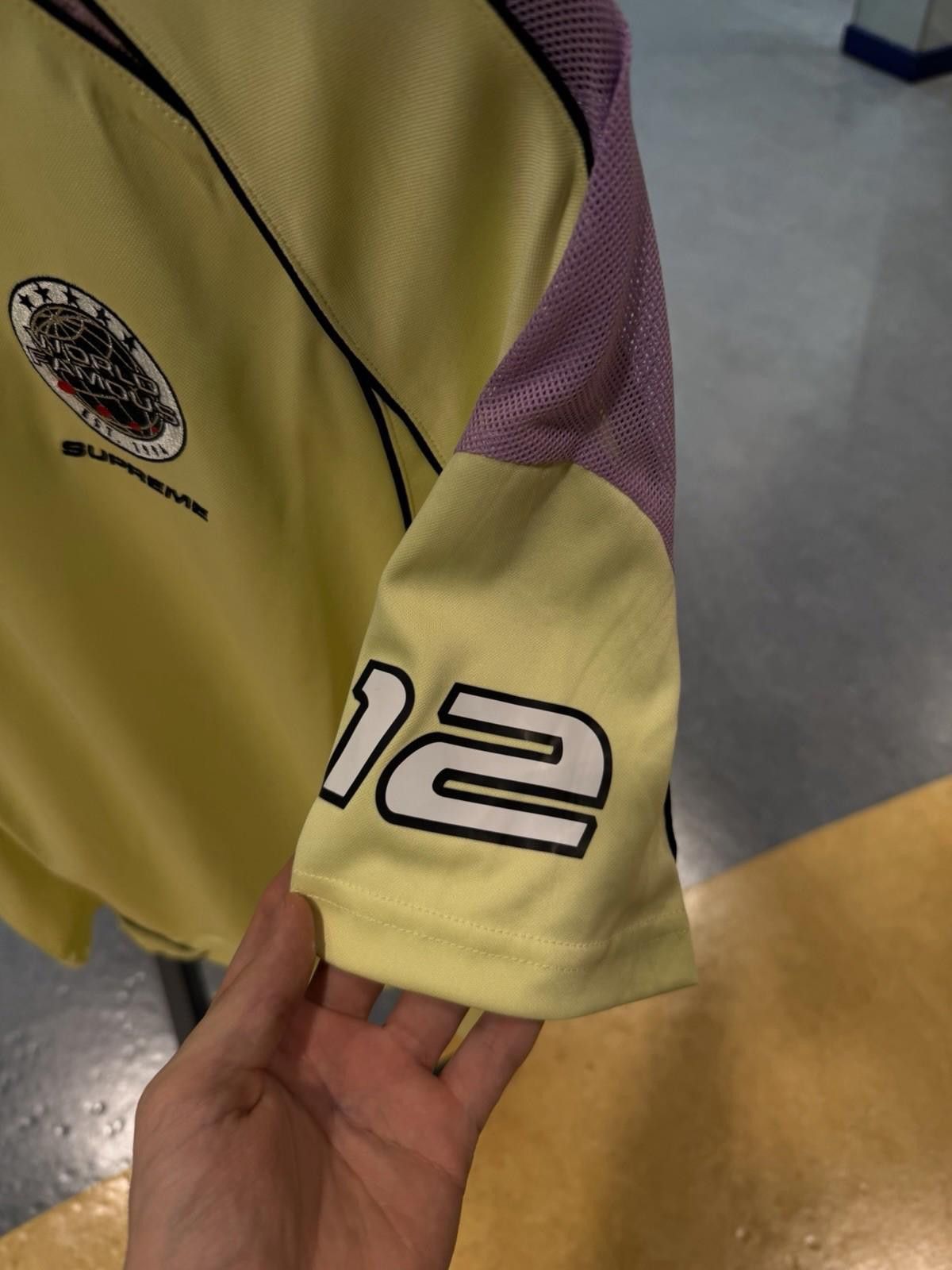 Supreme Supreme PIPING SOCCER JERSEY FW25 Size Small New Yellow Size US S / EU 44-46 / 1 - 7 Thumbnail