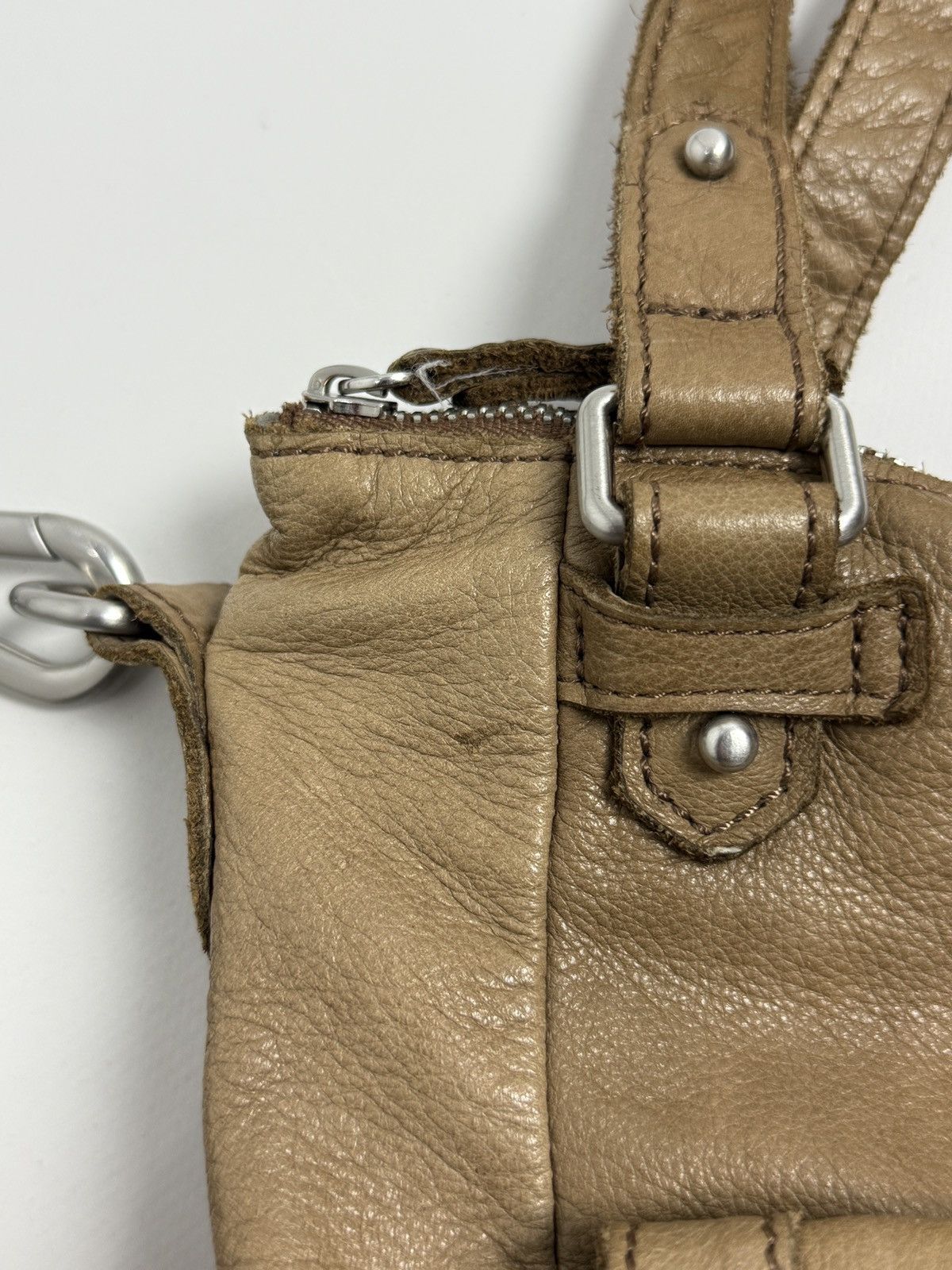 LIEBESKIND BERLIN Y2K Liebeskind Berlin Leather Carabiner Crossbody Hobo Bag Size ONE SIZE - 9 Thumbnail