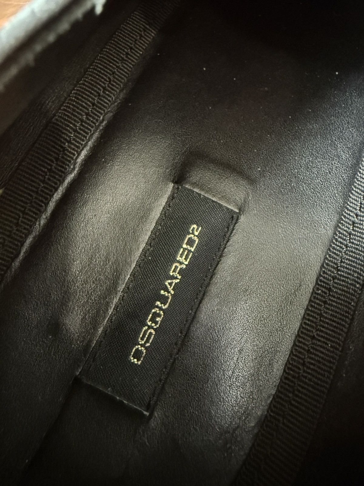 Designer × Dsquared2 Dsquared2 Orange Toes Derby Leather Shoes Size US 11 / EU 44 - 9 Thumbnail