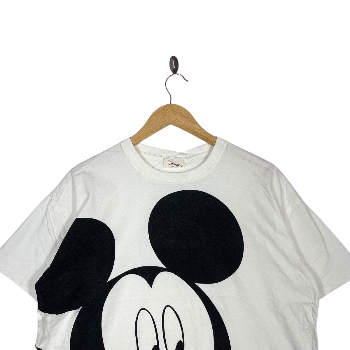 Disney Disney Mickey Mouse Big Face Graphic Tee White Oversized Size M / US 6-8 / IT 42-44 - 2 Thumbnail