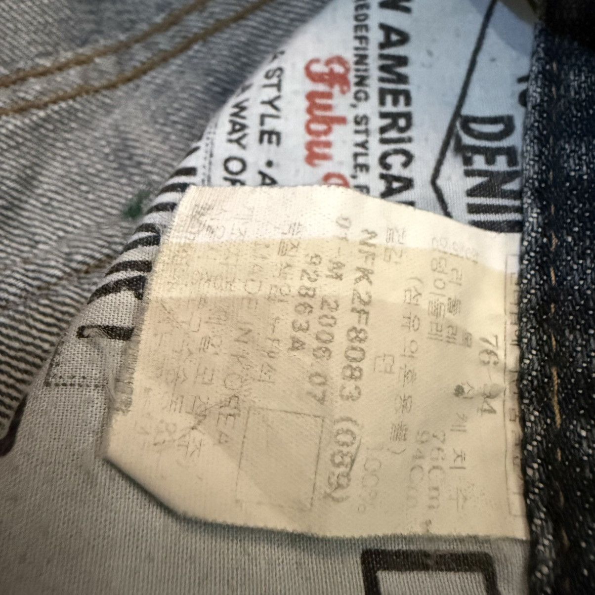 Hypebeast Special Raw Indigo Denim Baggy Flared Fubu Jeans Streetwear Size US 31 - 16 Thumbnail