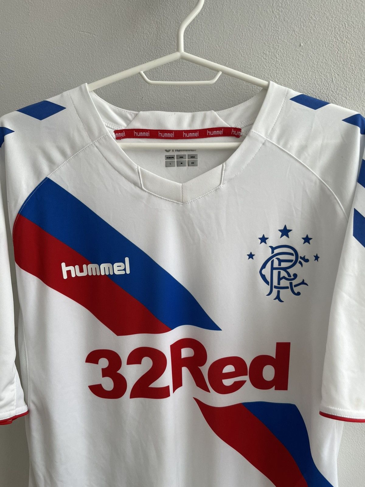 Hummel Rangers 2018 2019 Away Football Ahirt Soccer Jersey Hummel Size US L / EU 52-54 / 3 - 8 Thumbnail