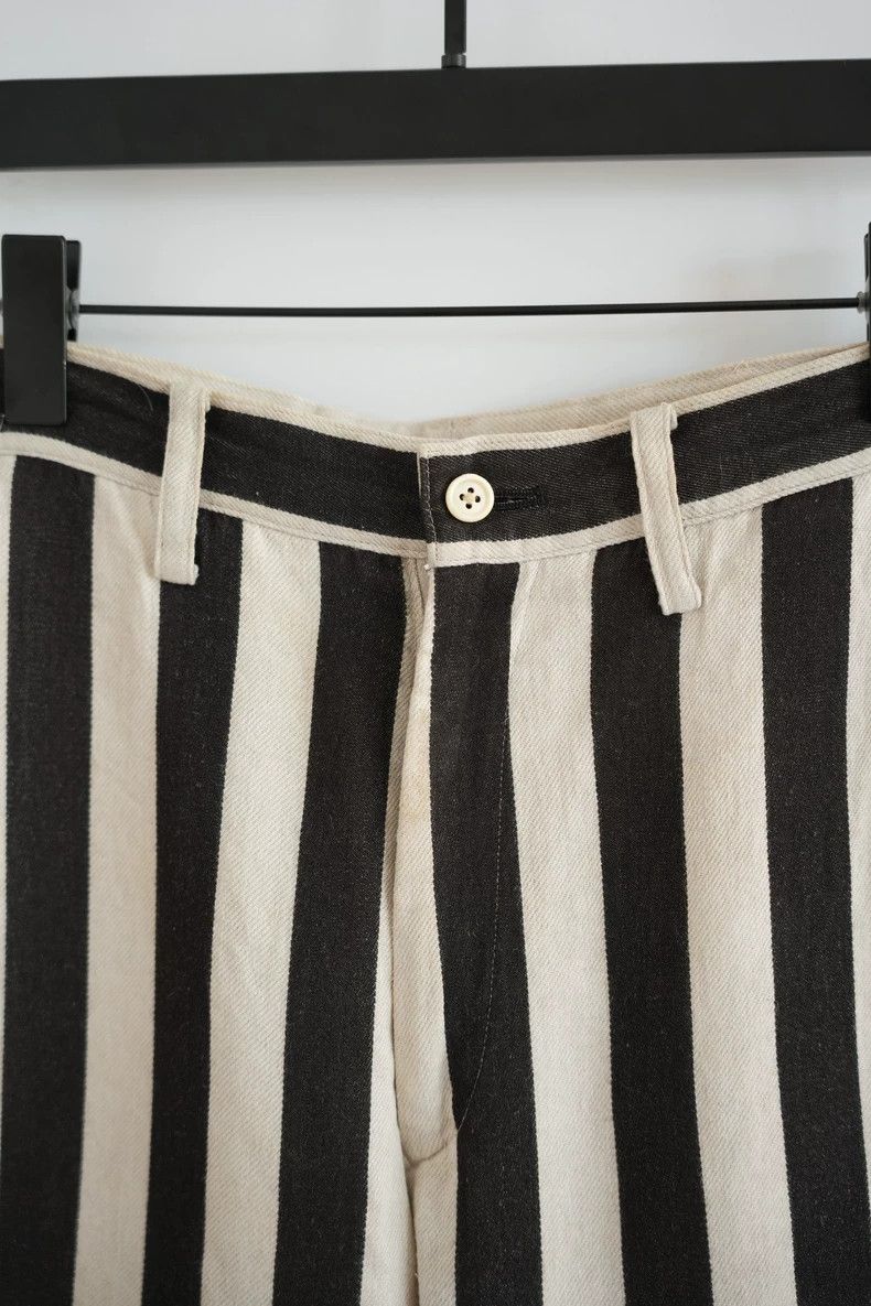 Yohji Yamamoto Yohji Yamamoto size 2 06 SS baseball season striped trouse Size US 28 / EU 44 - 4 Thumbnail
