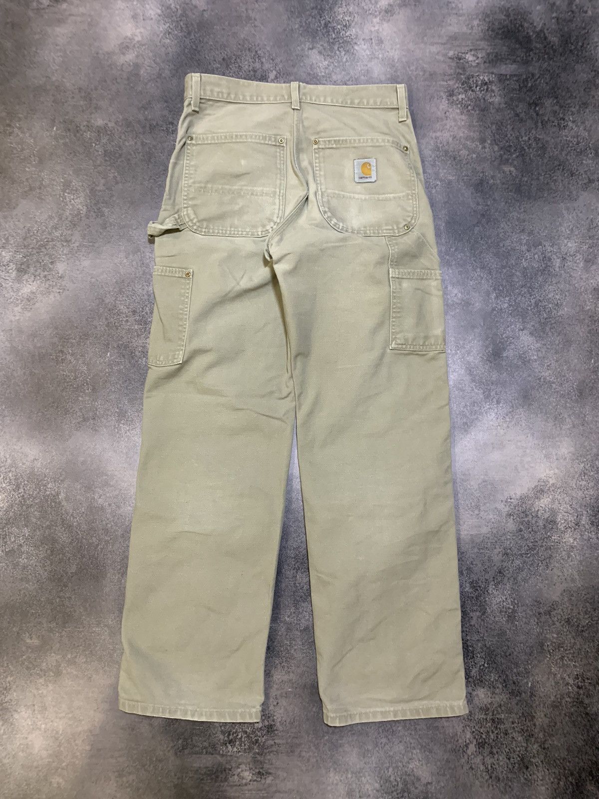 image of 90's Vintage Carhartt Single Knee Cargo Pants in Beige, Men's (Size 31)