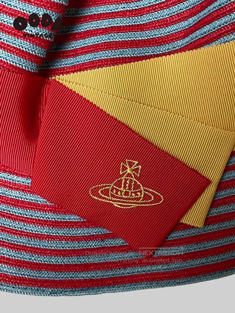 Vivienne Westwood Vivienne Westwood Psychedelic Striped Ribbon Saturn Fisher Size ONE SIZE - 5 Thumbnail