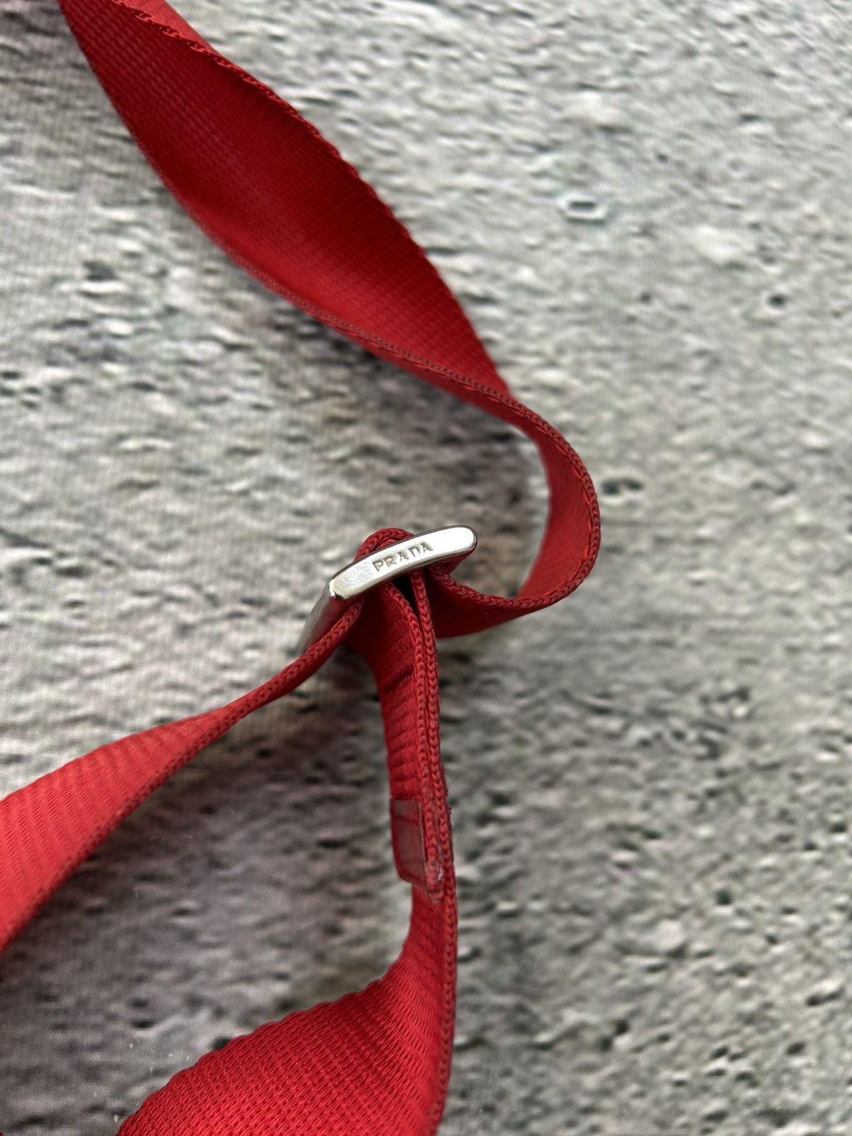 Prada Prada red shoulder bag nylon mini Size ONE SIZE - 4 Thumbnail