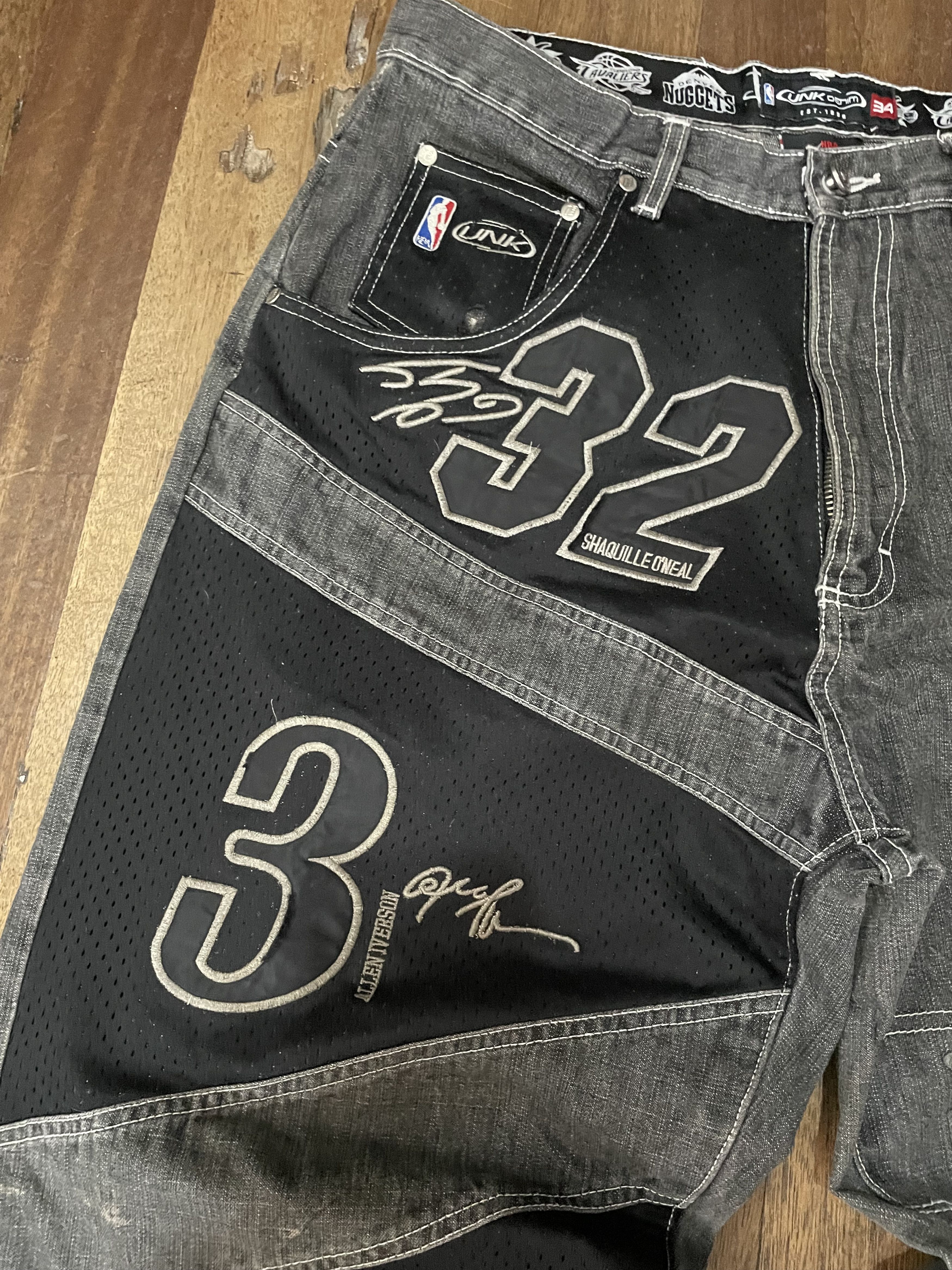 NBA Nba Unk - All Star - Y2k Baggy Pants - Patches Size US 34 / EU 50 - 5 Thumbnail
