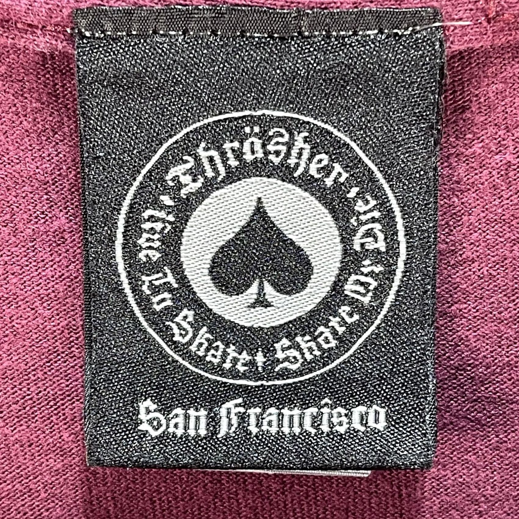 Thrasher VINTAGE Thrasher Magazine Shirt Mens XL Maroon Rainbow Logo Graphic Skateboarding Tee Size US XL / EU 56 / 4 - 4 Thumbnail
