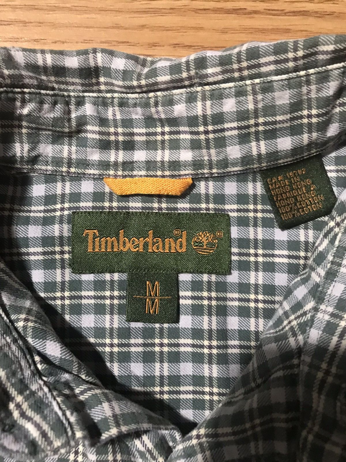 Timberland × Vintage 2 Timberland Medium Plaid Flannel Shirts Retro Y2K Set of 2 Size US M / EU 48-50 / 2 - 5 Thumbnail