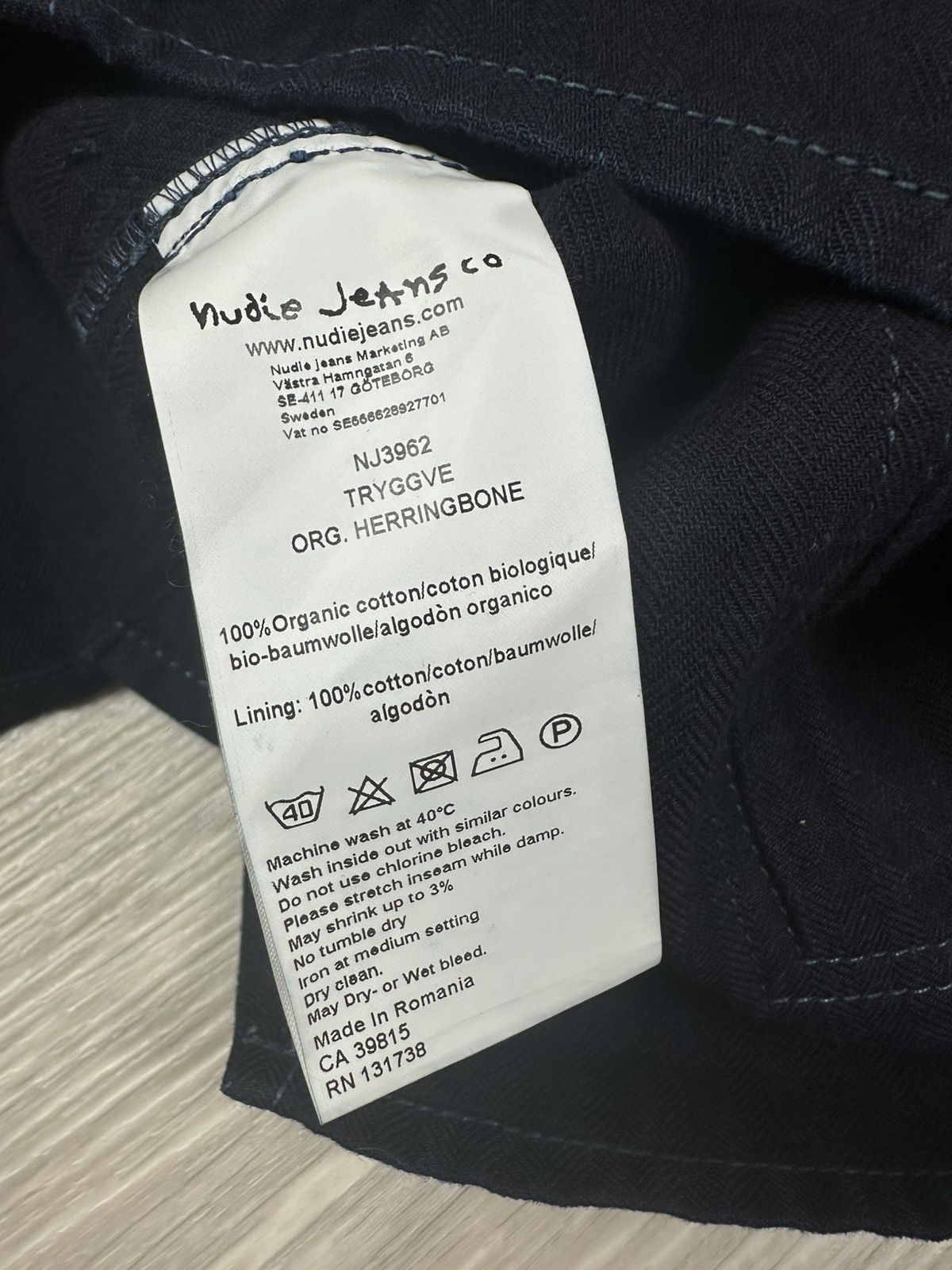 Nudie Jeans Nudie Jeans Tryggve Herringbone Denim Jacket shirt M Size US M / EU 48-50 / 2 - 9 Thumbnail