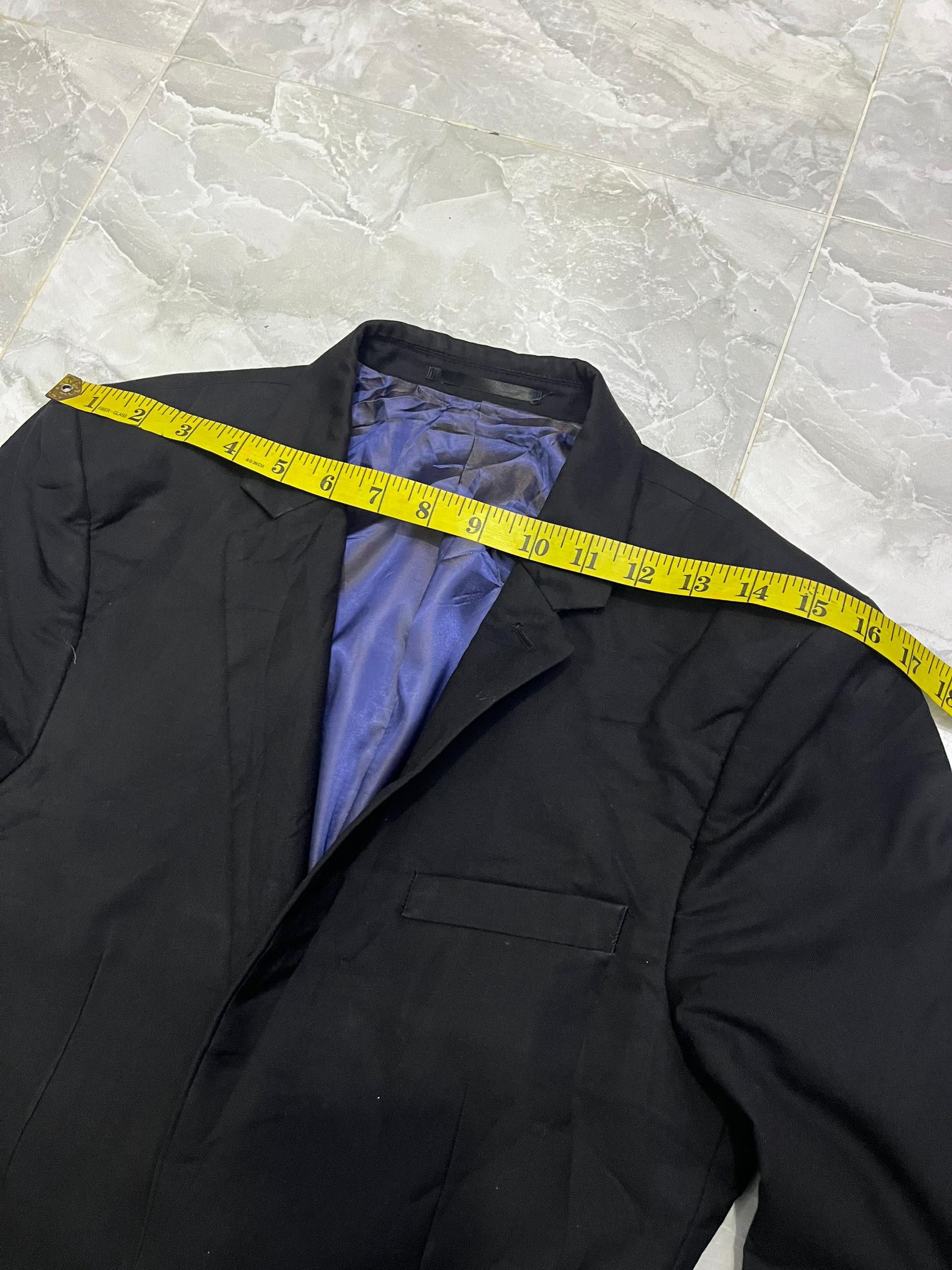 Topman Topman New Black Skinny Blazer 34R + Takeo Kikuchi Tie Size 34R - 18 Thumbnail