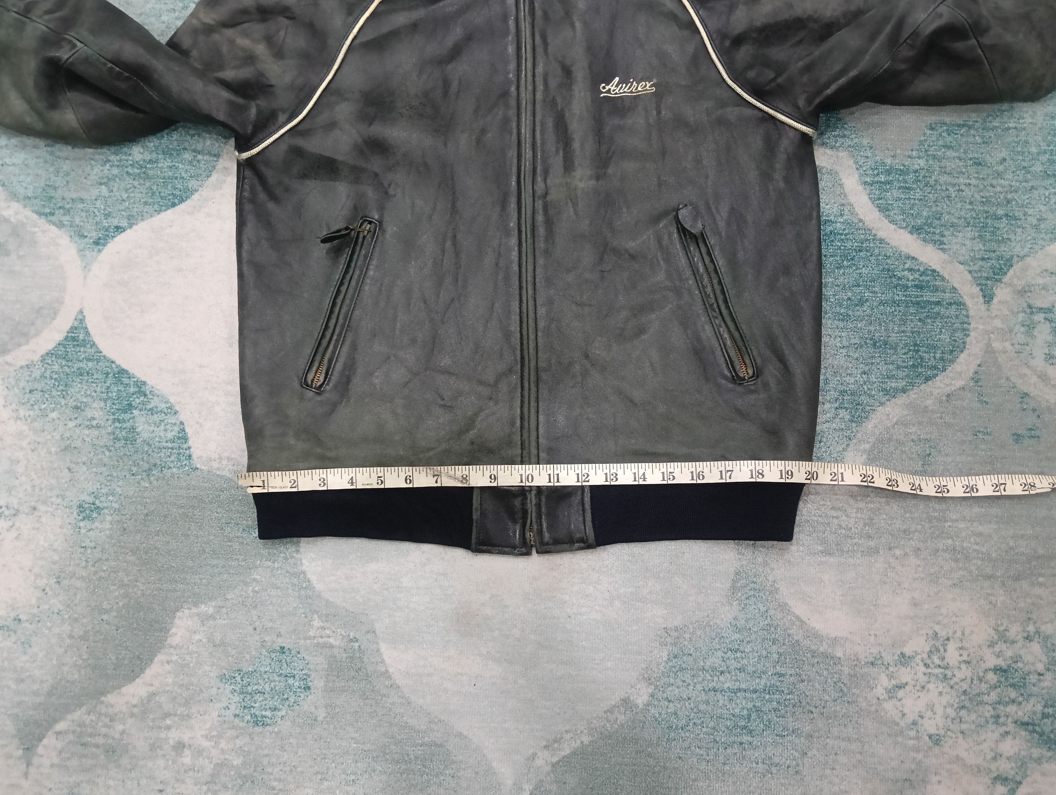Avirex × Japanese Brand Vintage Avirex Leather Jacket Size US M / EU 48-50 / 2 - 19 Thumbnail