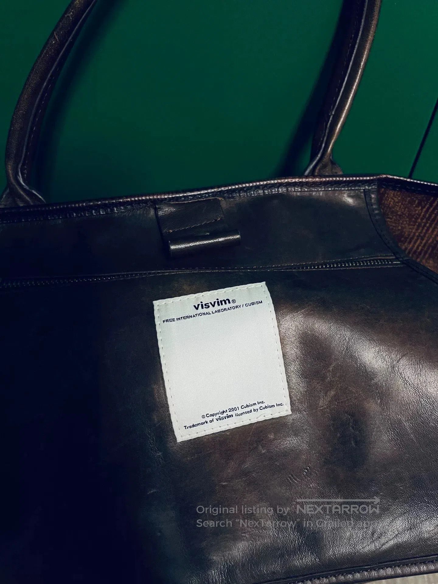 Visvim visvim chocolate leather homer tote bag. Size ONE SIZE - 4 Thumbnail