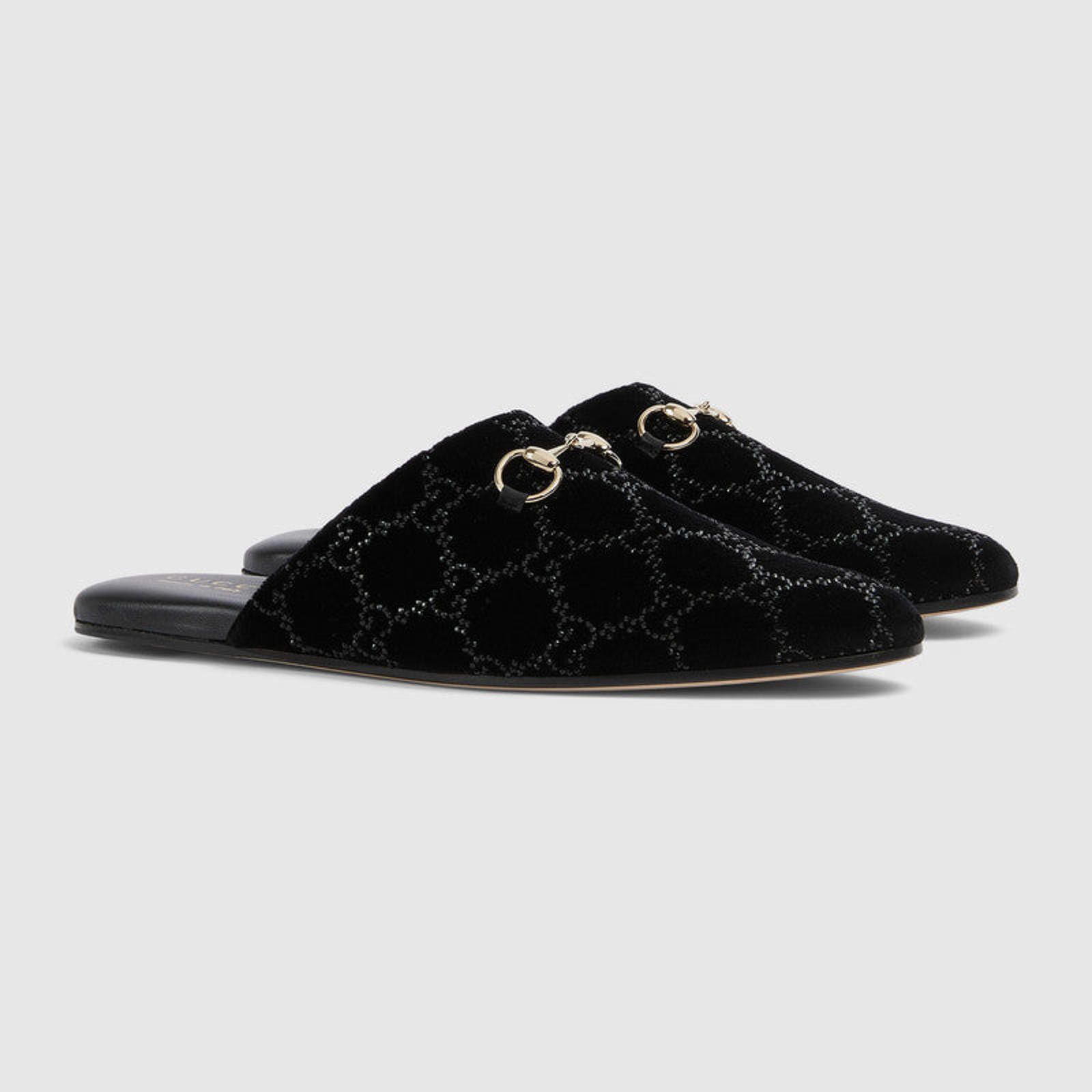 Gucci Gucci Horsebit GG Crystal Mules Size US 7.5 / IT 37.5 - 2 Thumbnail
