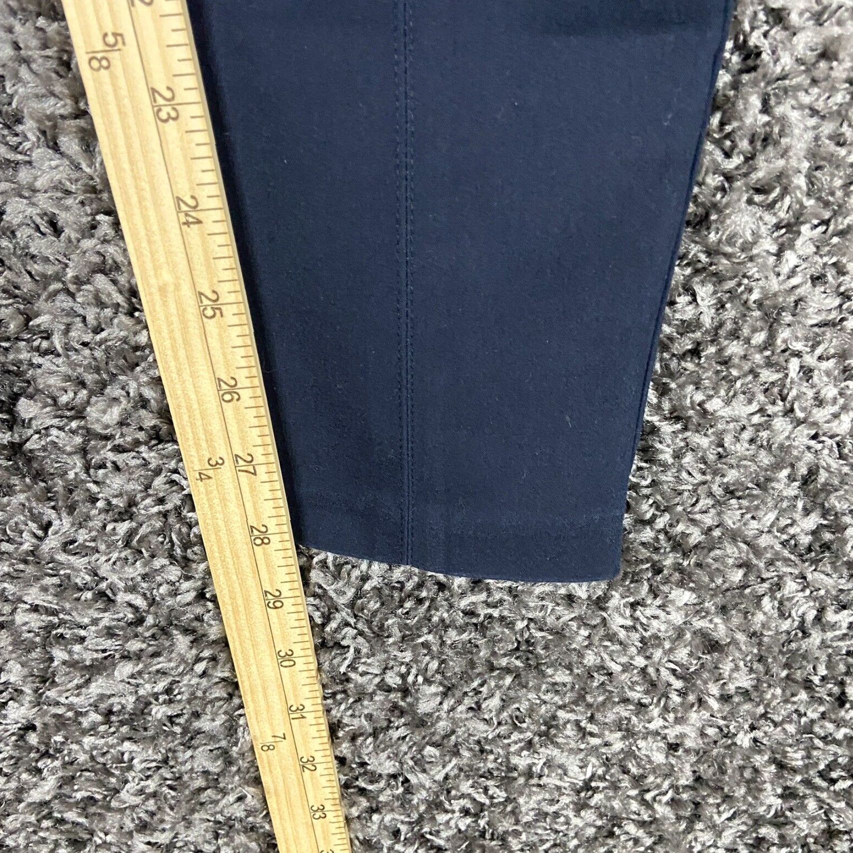 Zara ZARA Pants Women M Blue Basic Collection Ankle Regular Womens Size 32" / US 10 / IT 46 - 7 Thumbnail