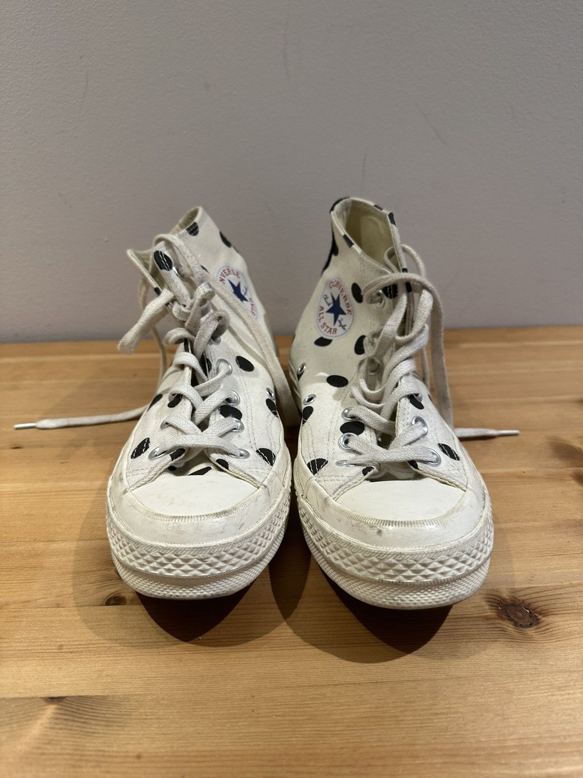 CDG by Comme des Garcons × Converse CDG x Converse Polka Dot High Tops Size US 7 / IT 37 - 3 Thumbnail
