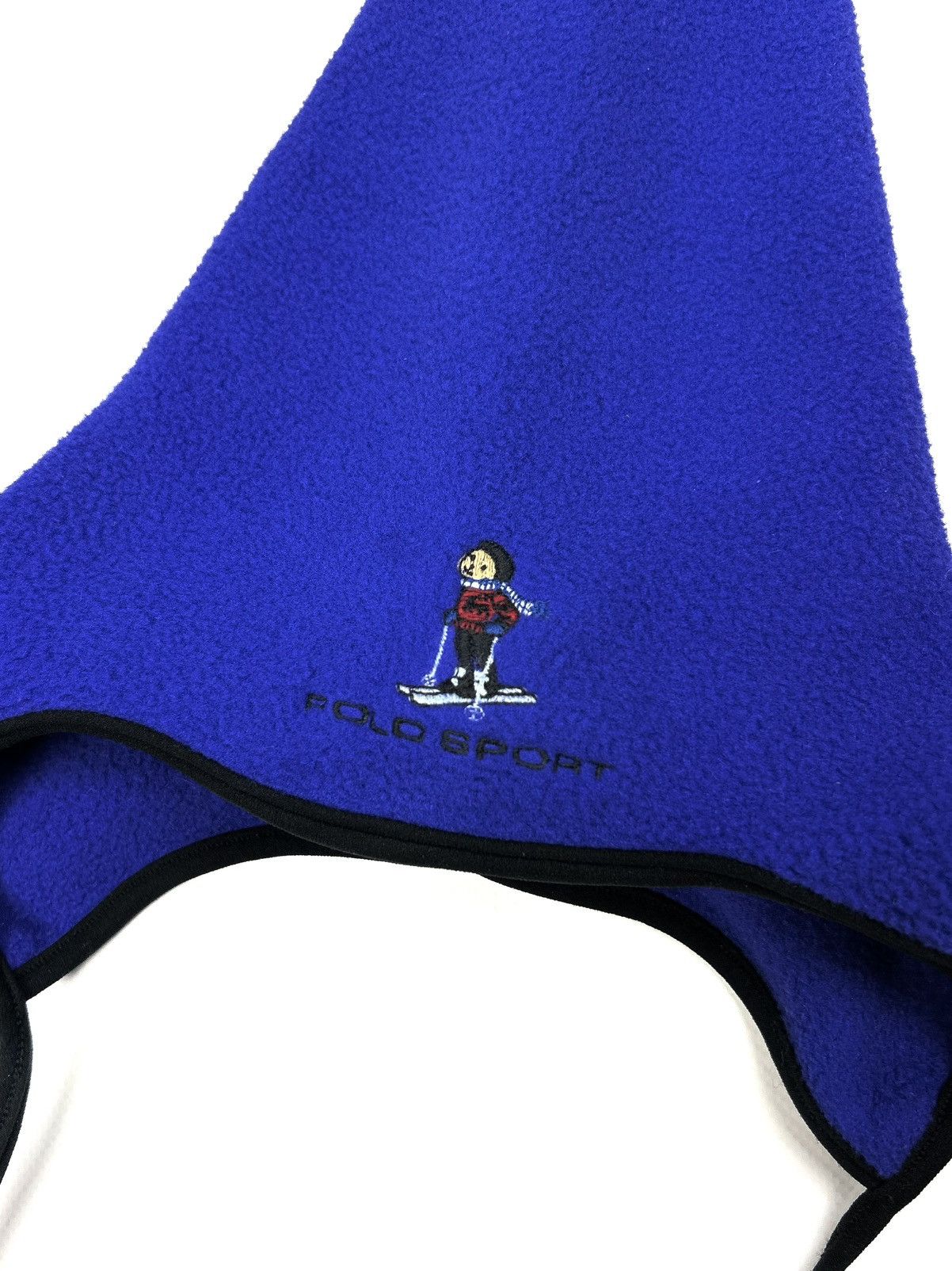 Ralph Lauren 90s Polo Bear Ralph Lauren Fleece Tassel Hat USA Vintage Size ONE SIZE - 7 Thumbnail