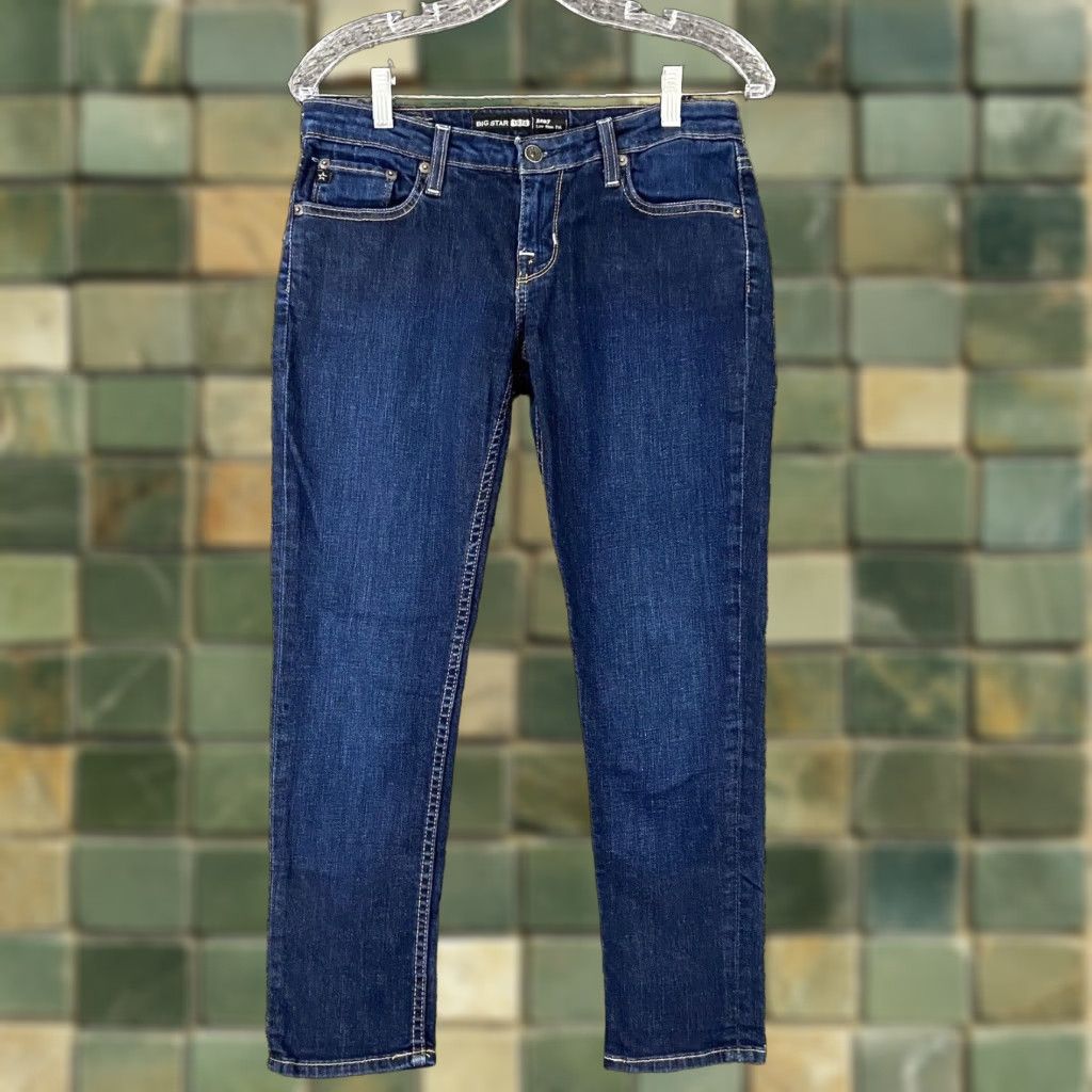 Vintage VINTAGE Big Star 1974 Low Rise Skinny Jeans Blue Women's 28 Size 28" / US 6 / IT 42 - 1 Thumbnail