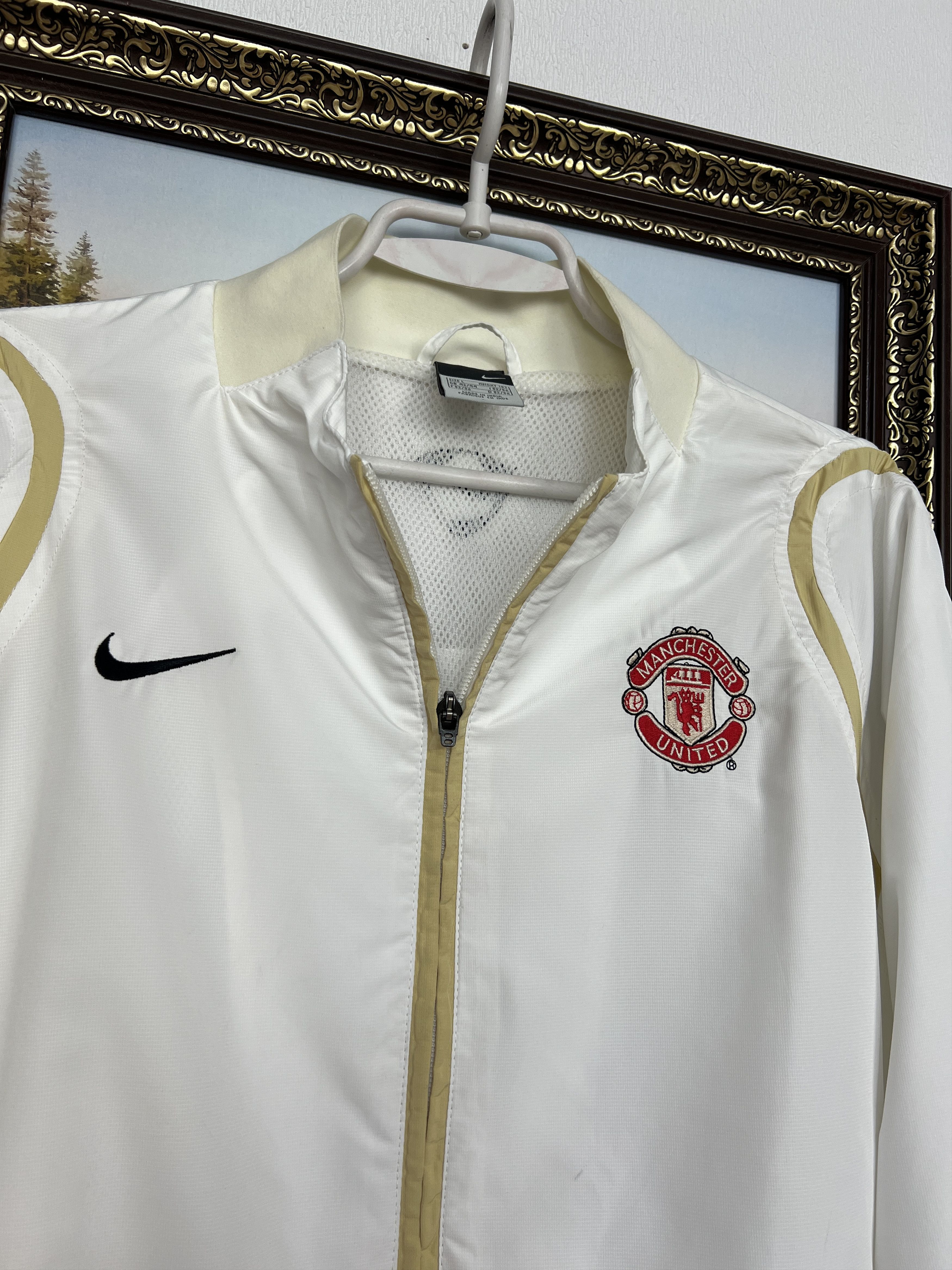 Nike Vintage Manchester United Football Jacket Soccer Track Top Size US L / EU 52-54 / 3 - 3 Thumbnail
