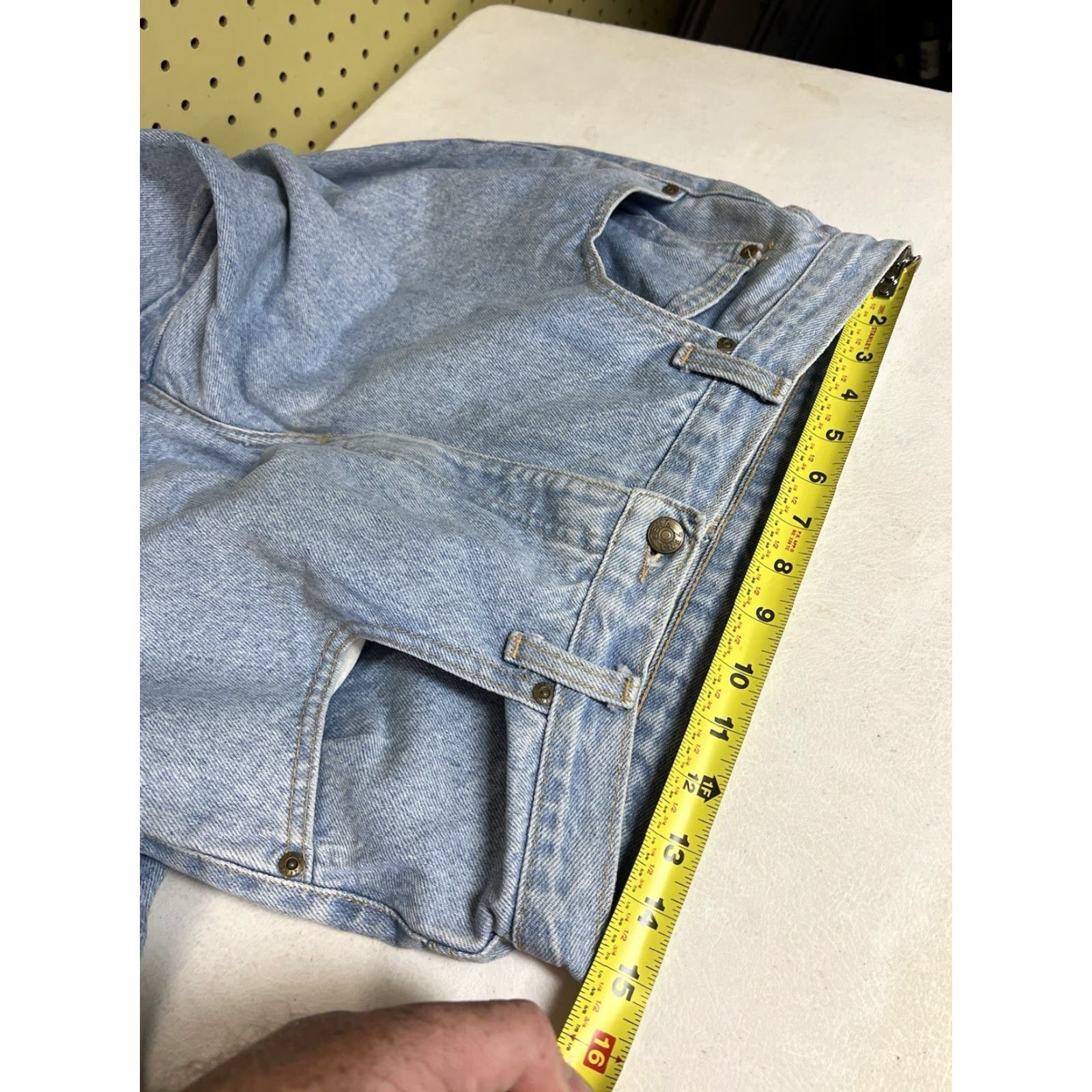 Vintage VINTAGE ZENA Jeans Denim High Waist Light Wash 1990s 16 Womens Blue 90s Western Mom Fit Regular Size 16 Button Zip Pocket Size 38" / US 16 / IT 52 - 6 Thumbnail