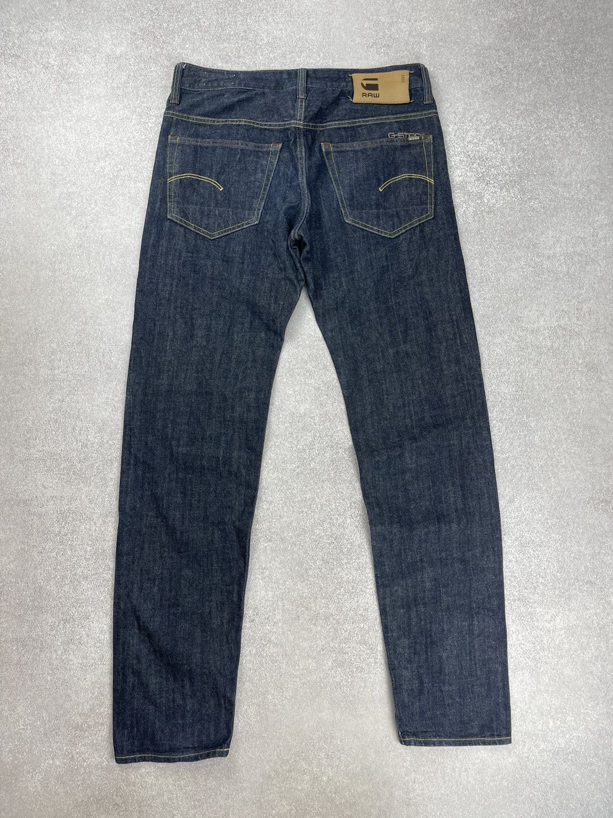 G-Star × Vintage Vintage G-Star Raw 3301 Denim Jeans Men’s Size US 32 / EU 48 - 9 Thumbnail