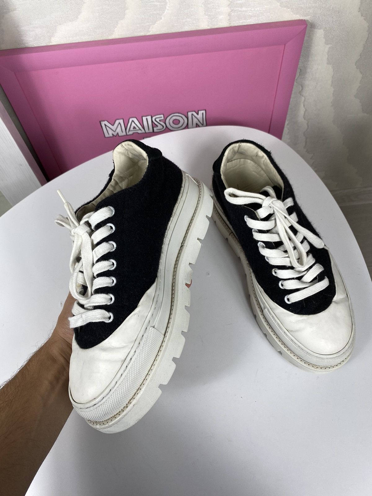 Maison Margiela MM6 Maison Margiela Platform Ponyhair Size US 8 / IT 38 - 9 Thumbnail