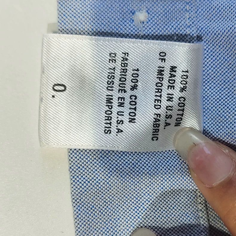 Thom Browne Thom Browne Blue double-breasted shirt Size US XS / EU 42 / 0 - 6 Thumbnail