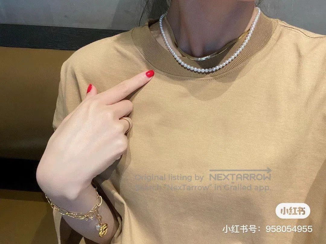 Balenciaga beige balenciaga t-shirt with logo embroidery. Size US XS / EU 42 / 0 - 3 Thumbnail